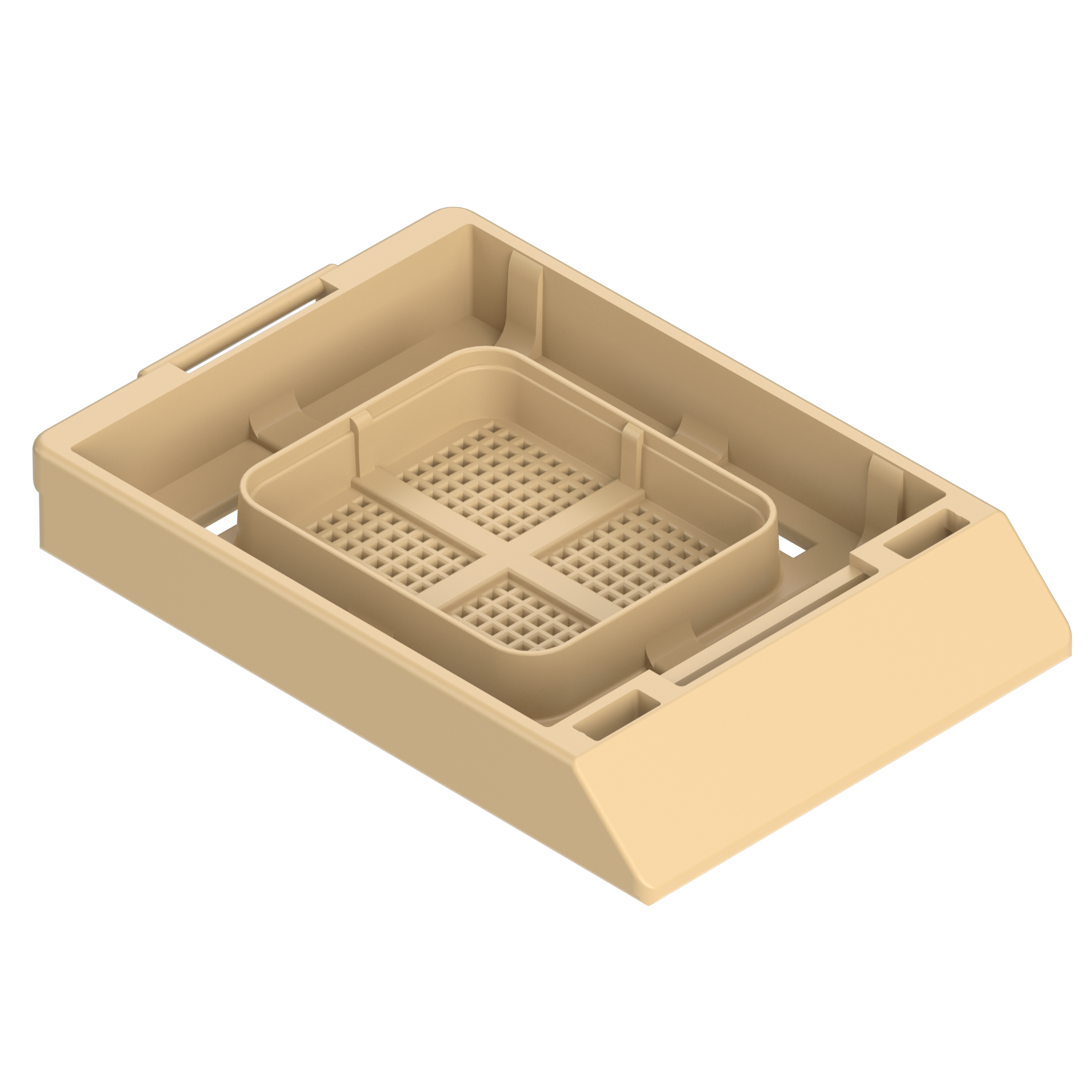 Einbettkassetten - Bionet beige ohne Deckel