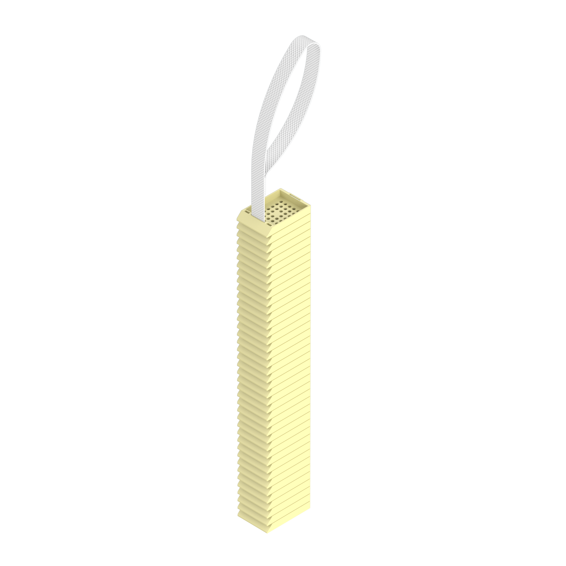 Einbettkassetten - Standard pastellgelb ohne Deckel am Band