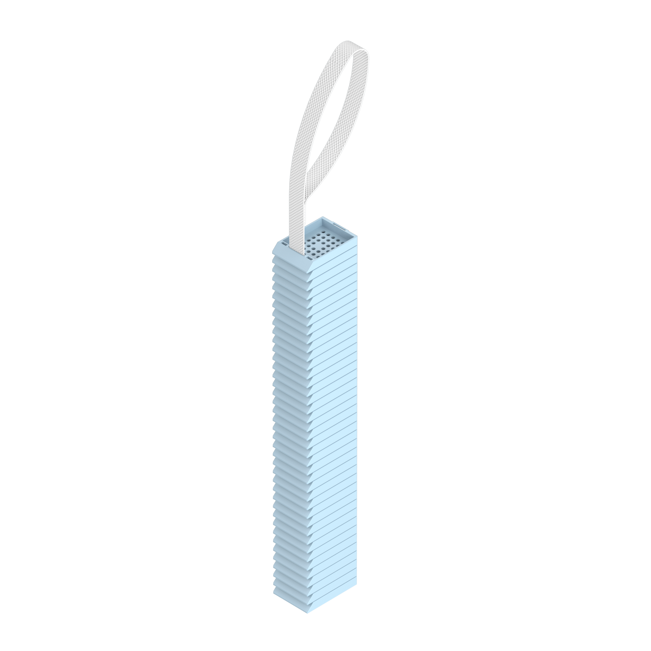 Einbettkassetten - Standard pastellblau ohne Deckel am Band