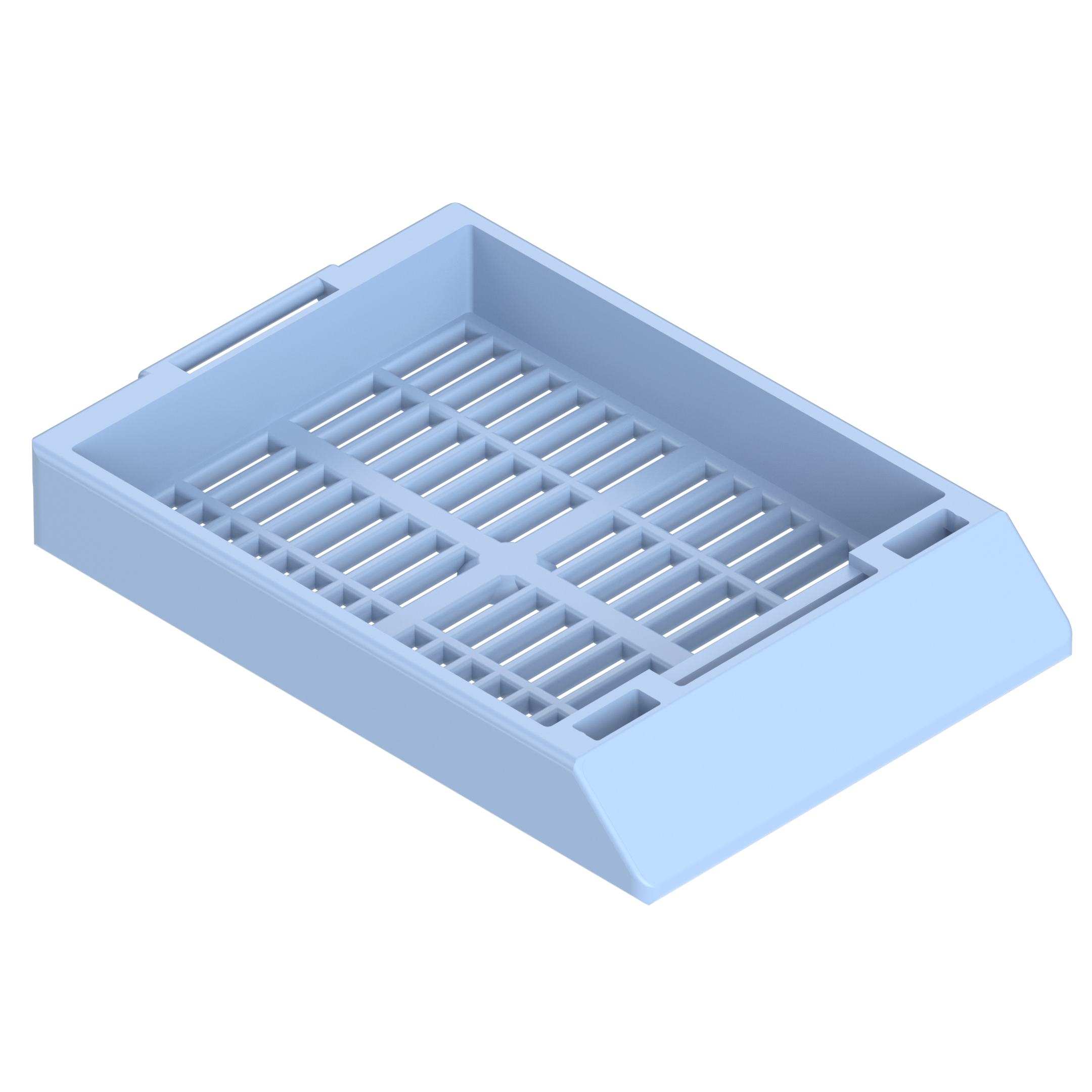 Einbettkassetten - Universal hellblau ohne Deckel