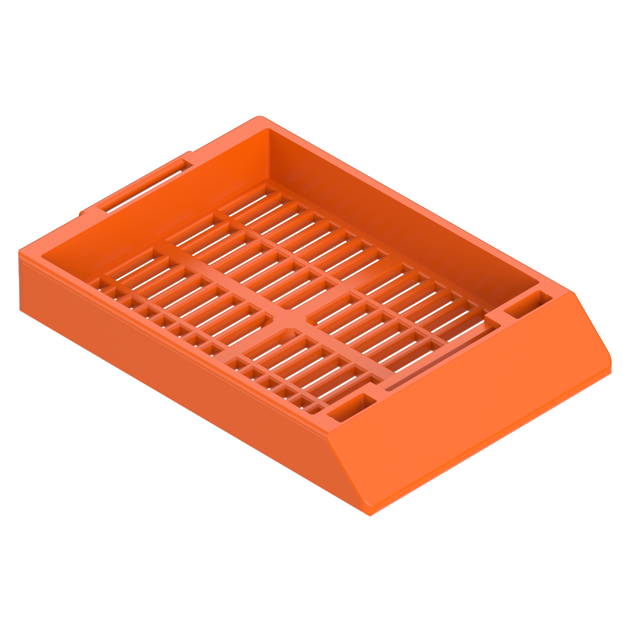 Einbettkassetten - Universal dunkelorange ohne Deckel