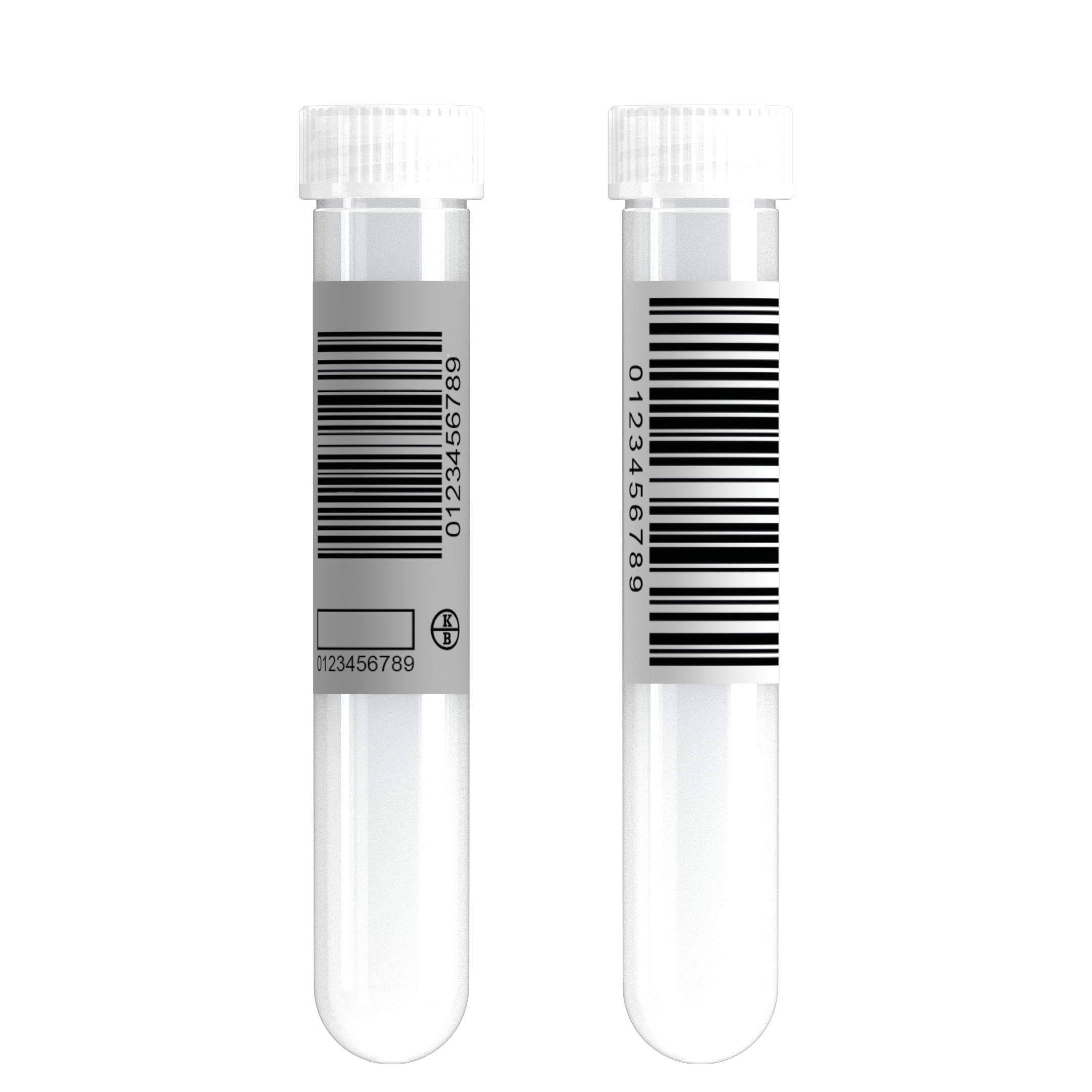 Probenröhren 8 ml 2 ml PBS-Lösung, mit individuellem Etikett