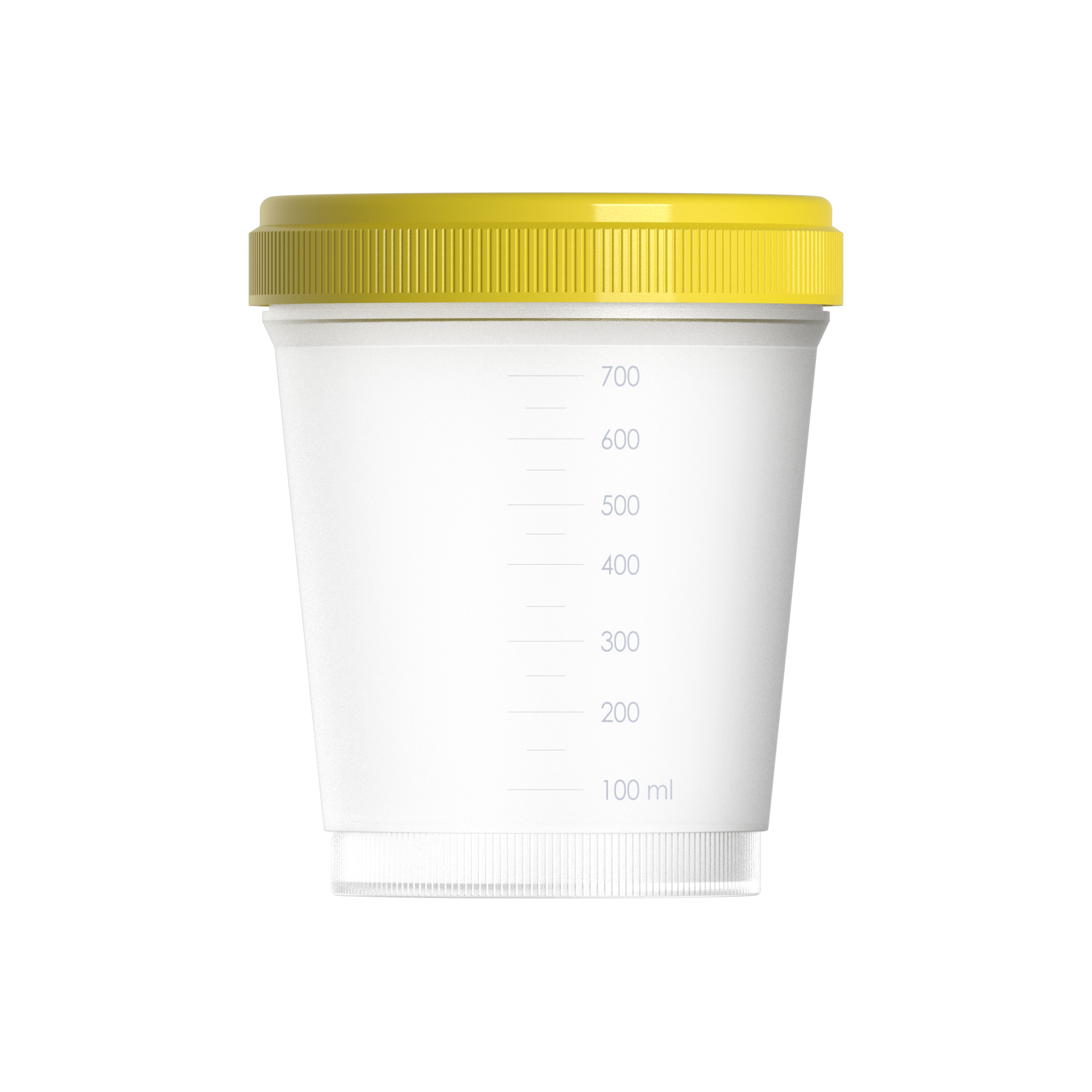 Schraubdose mit gelbem Deckel 1.000 ml