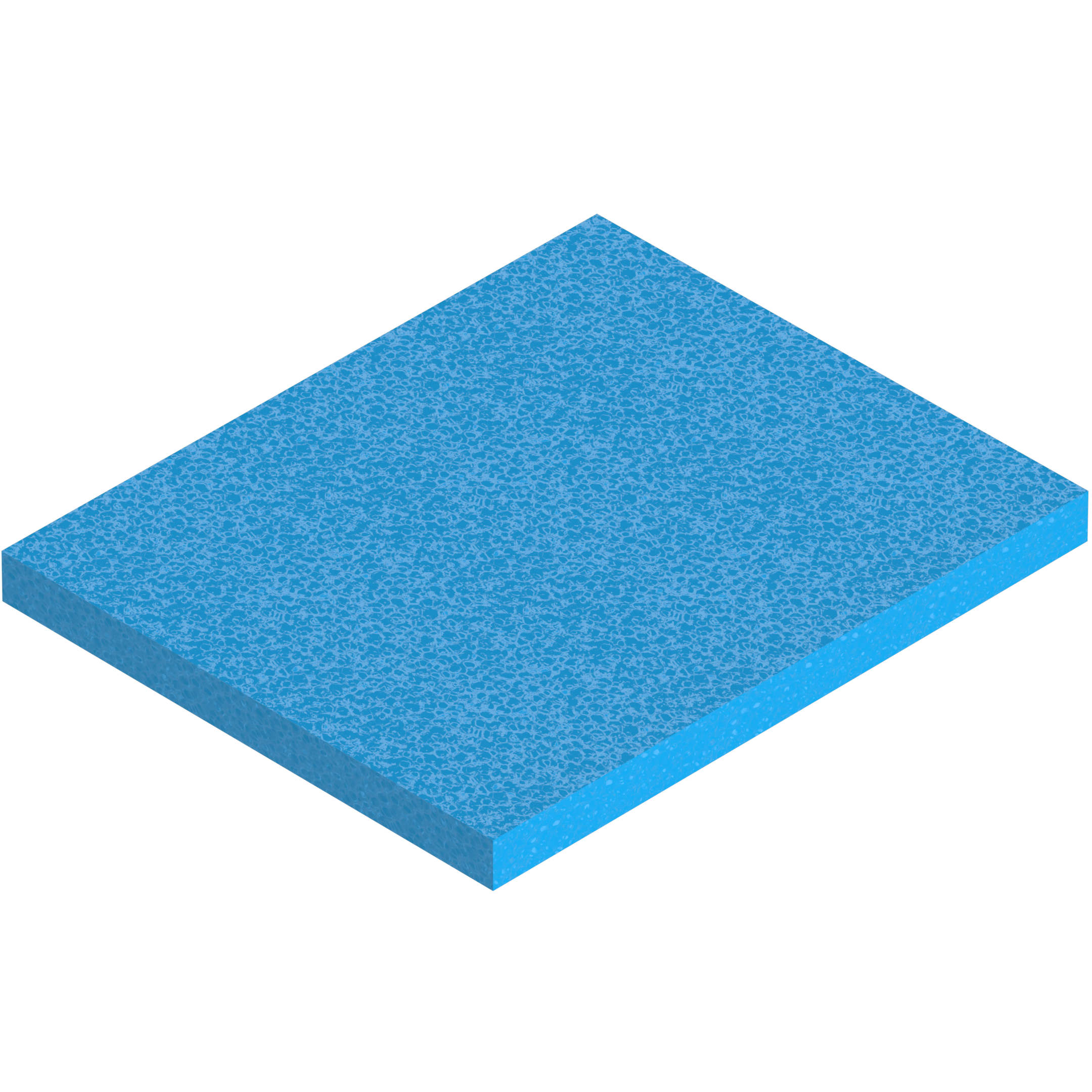 Schaumstoffeinlagen für Einbettkassetten blau