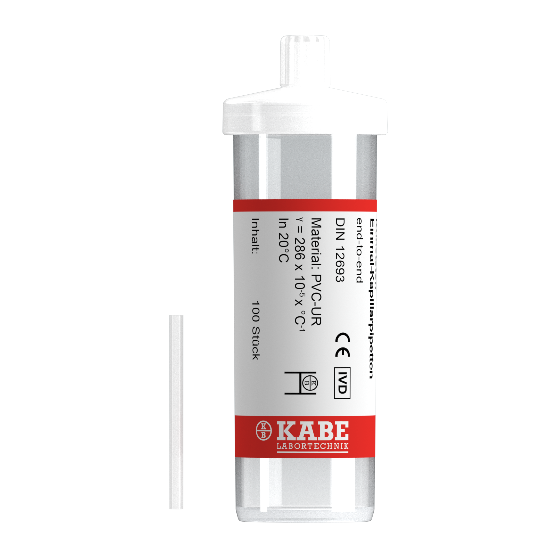 Endkapillaren aus Kunststoff EK 40 K