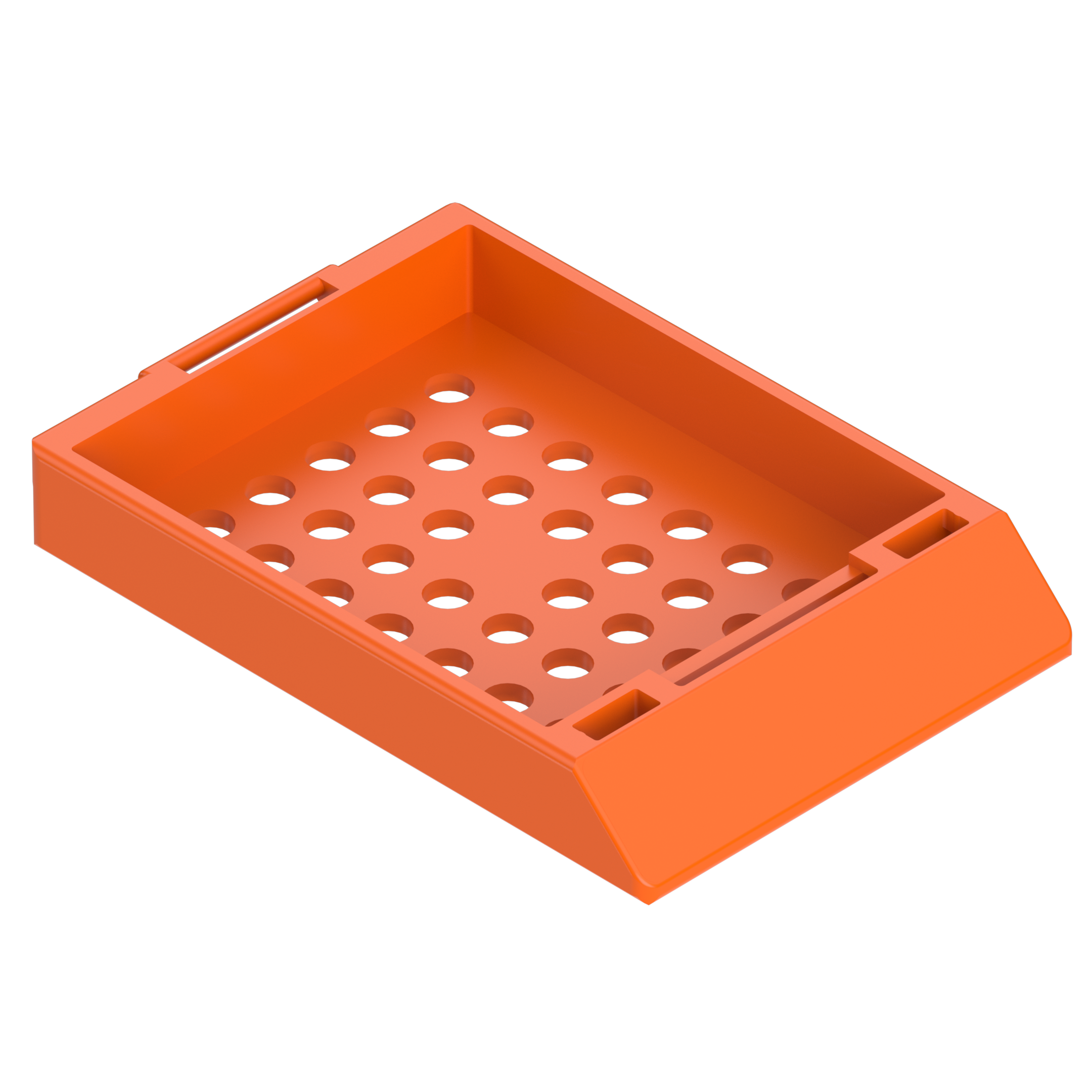 Einbettkassetten - Standard dunkelorange ohne Deckel
