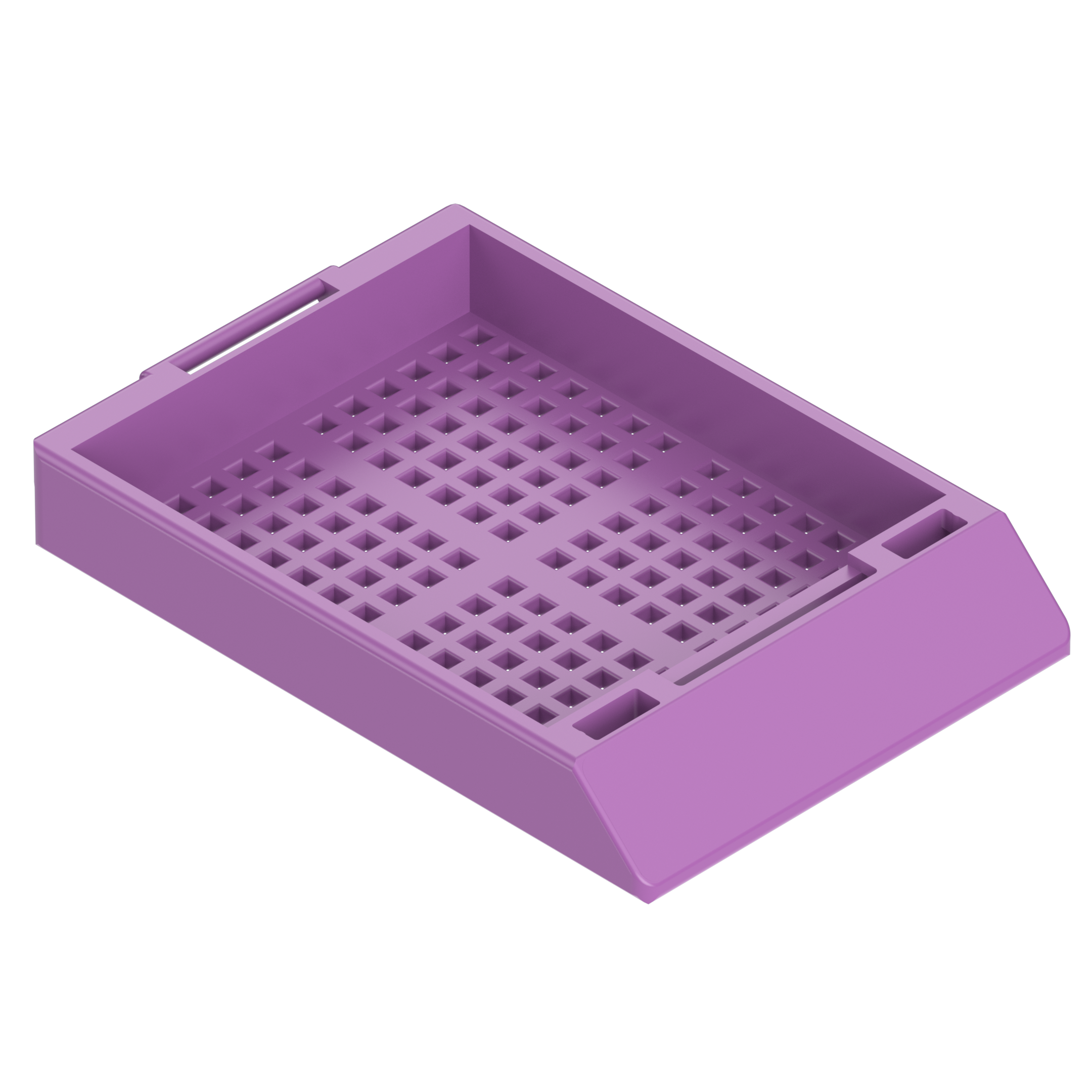 Einbettkassetten - Biopsie dunkelviolett ohne Deckel