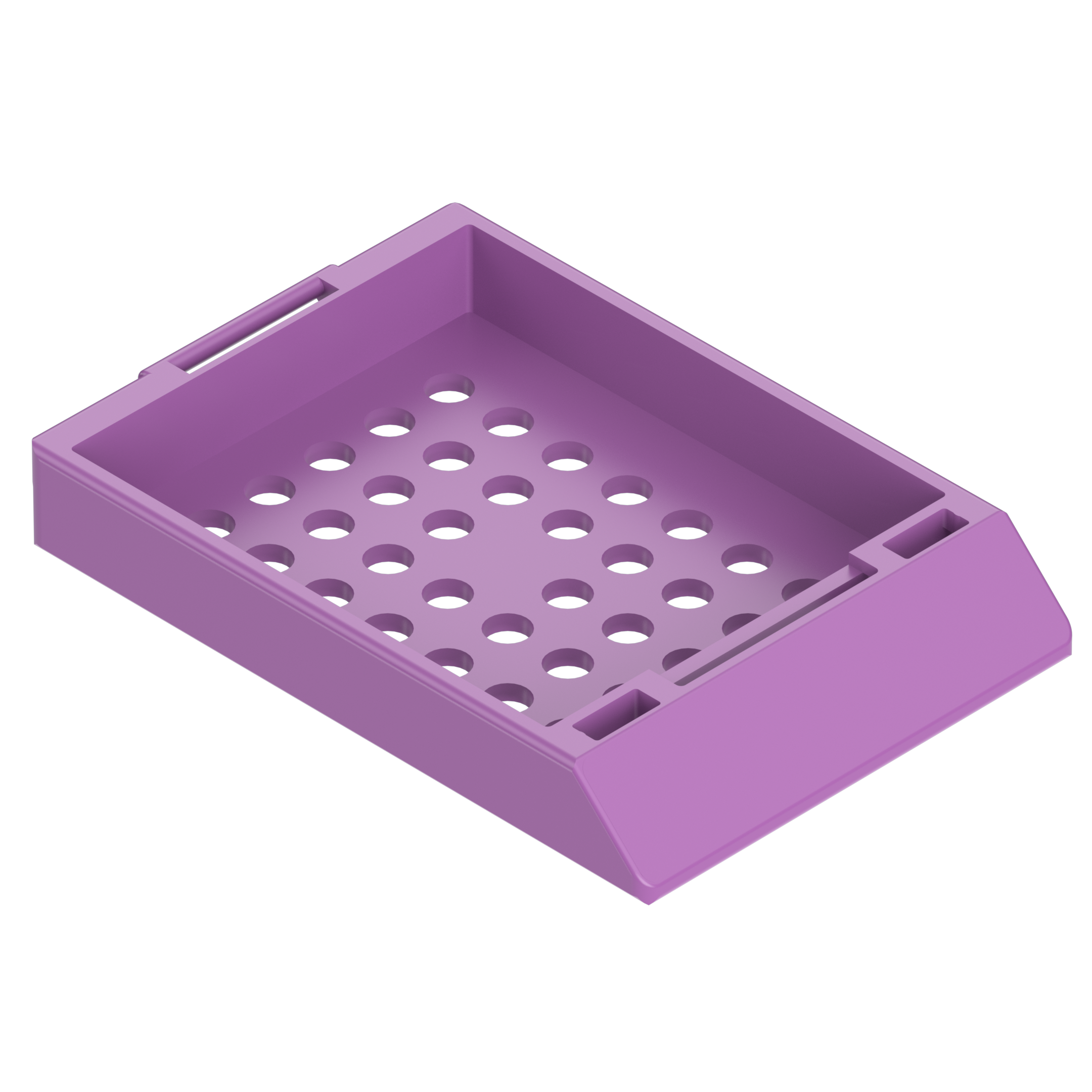 Einbettkassetten - Standard dunkelviolett ohne Deckel