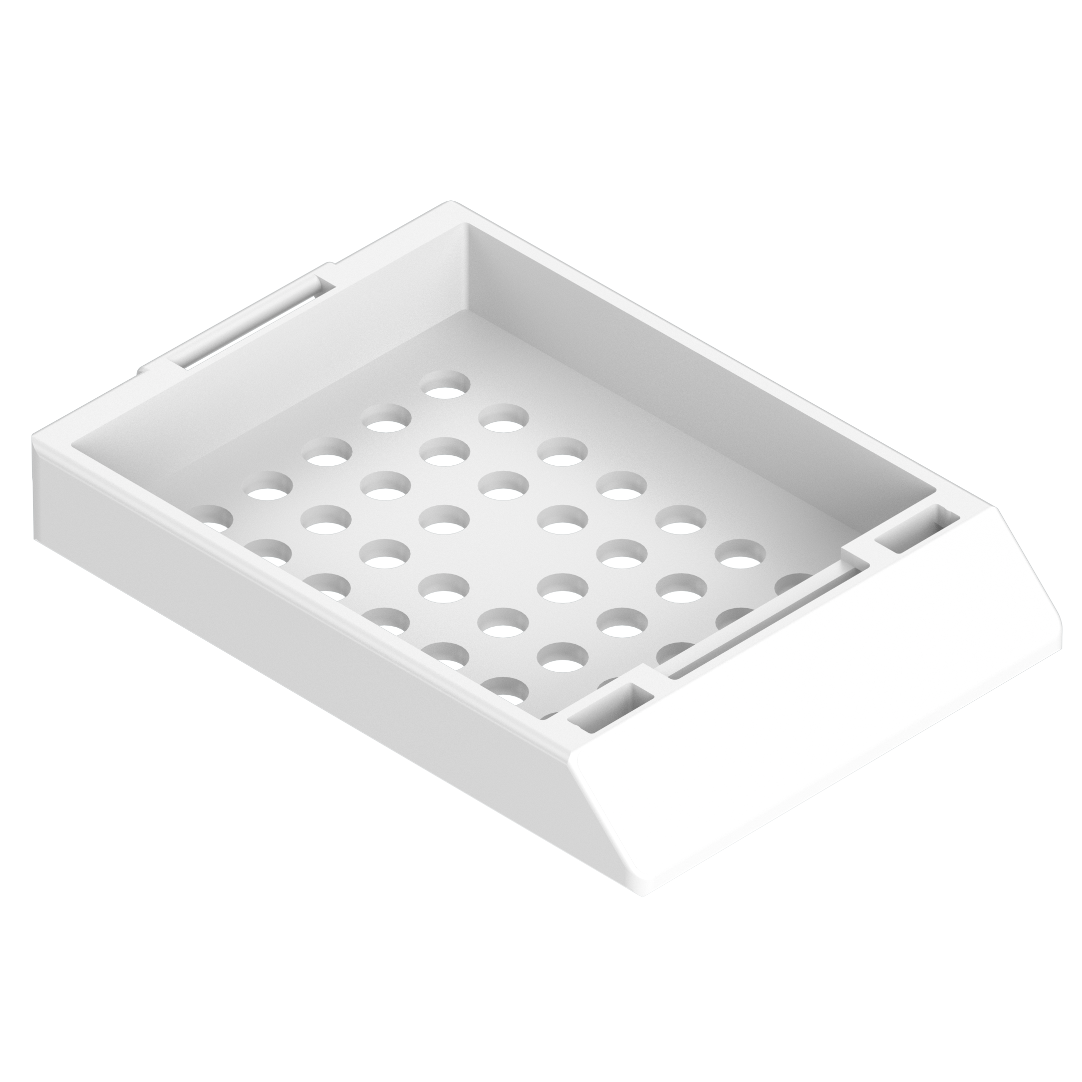 Einbettkassetten - Standard weiß ohne Deckel