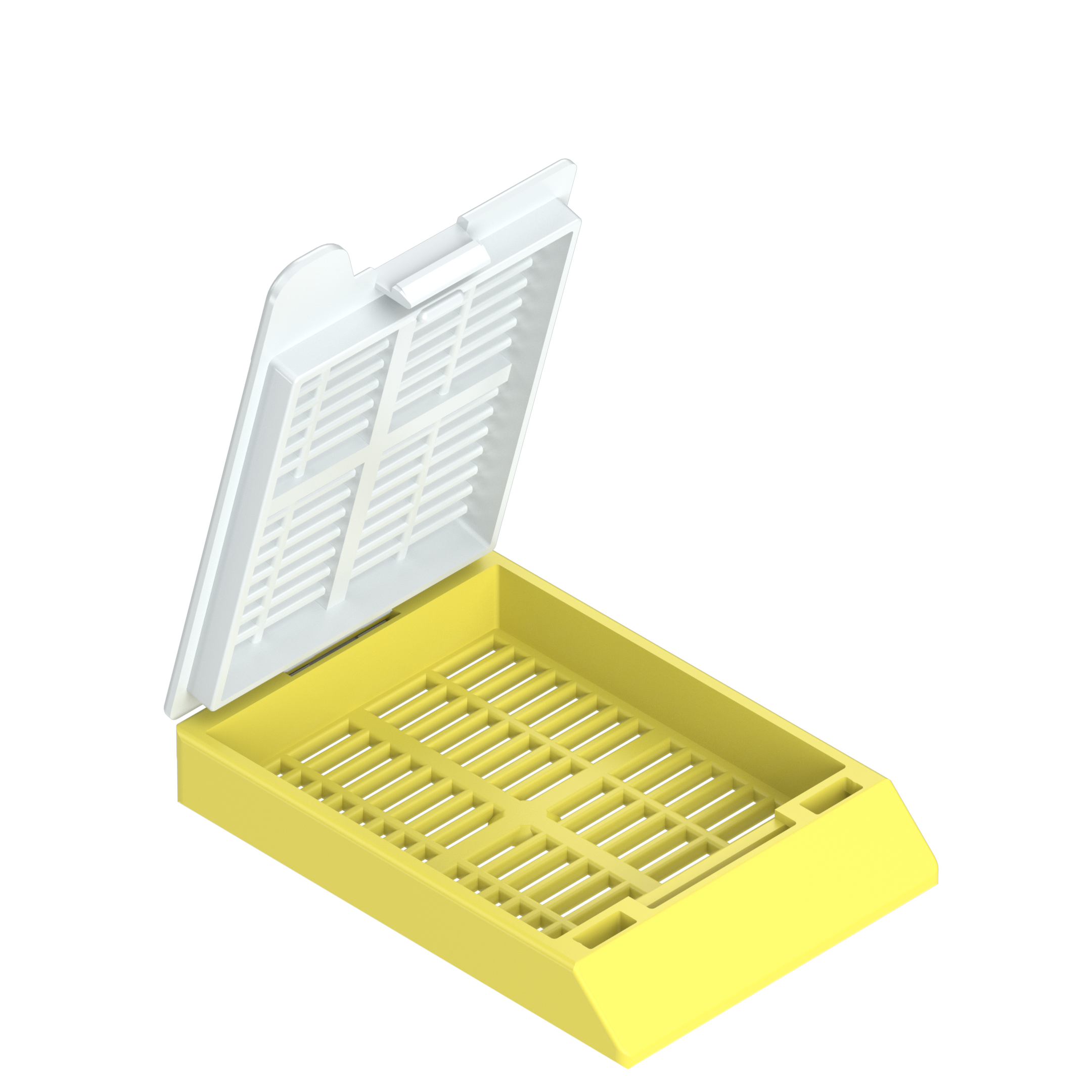 Einbettkassetten - Universal gelb mit Deckel