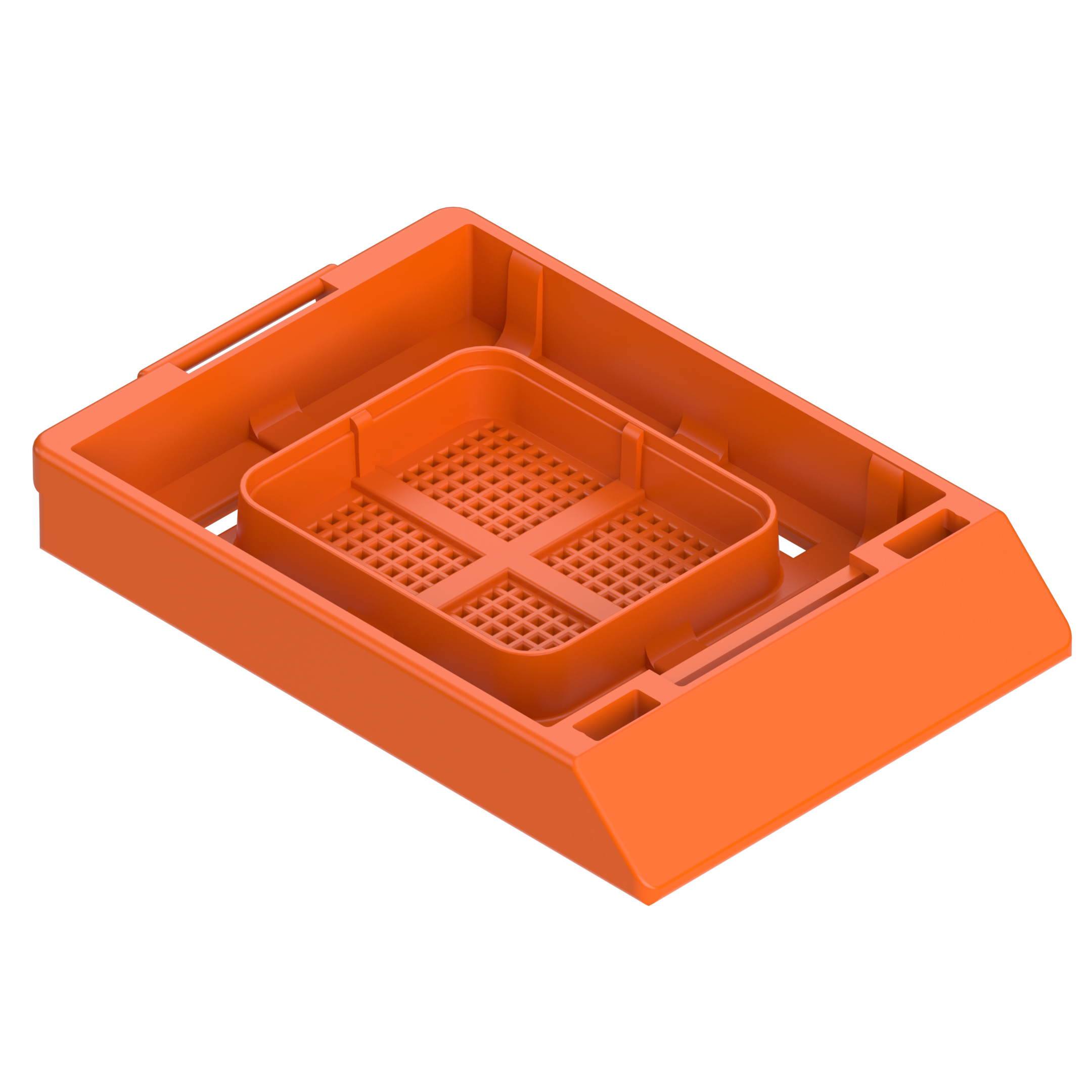 Einbettkassetten - Bionet dunkelorange ohne Deckel