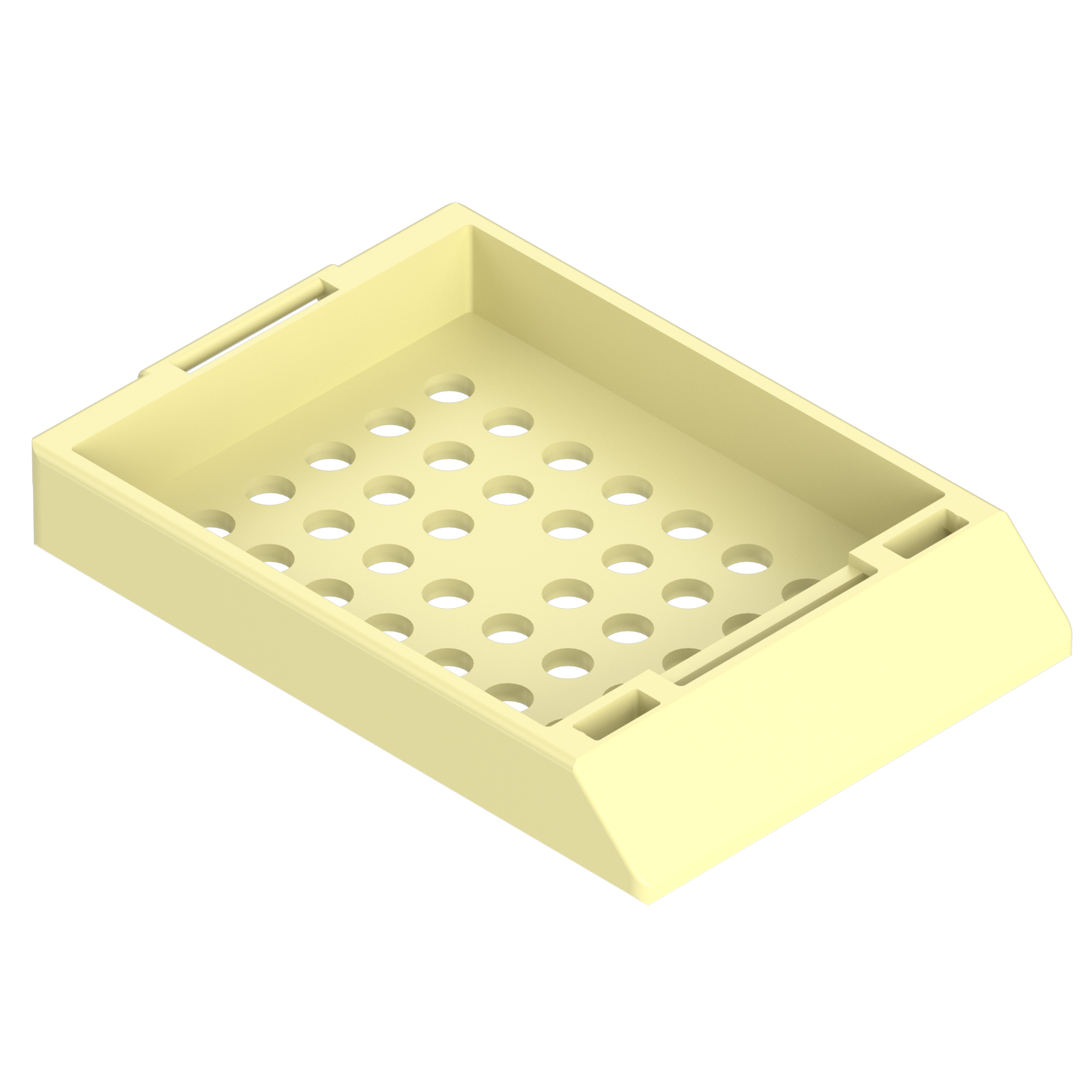 Einbettkassetten - Standard pastellgelb ohne Deckel