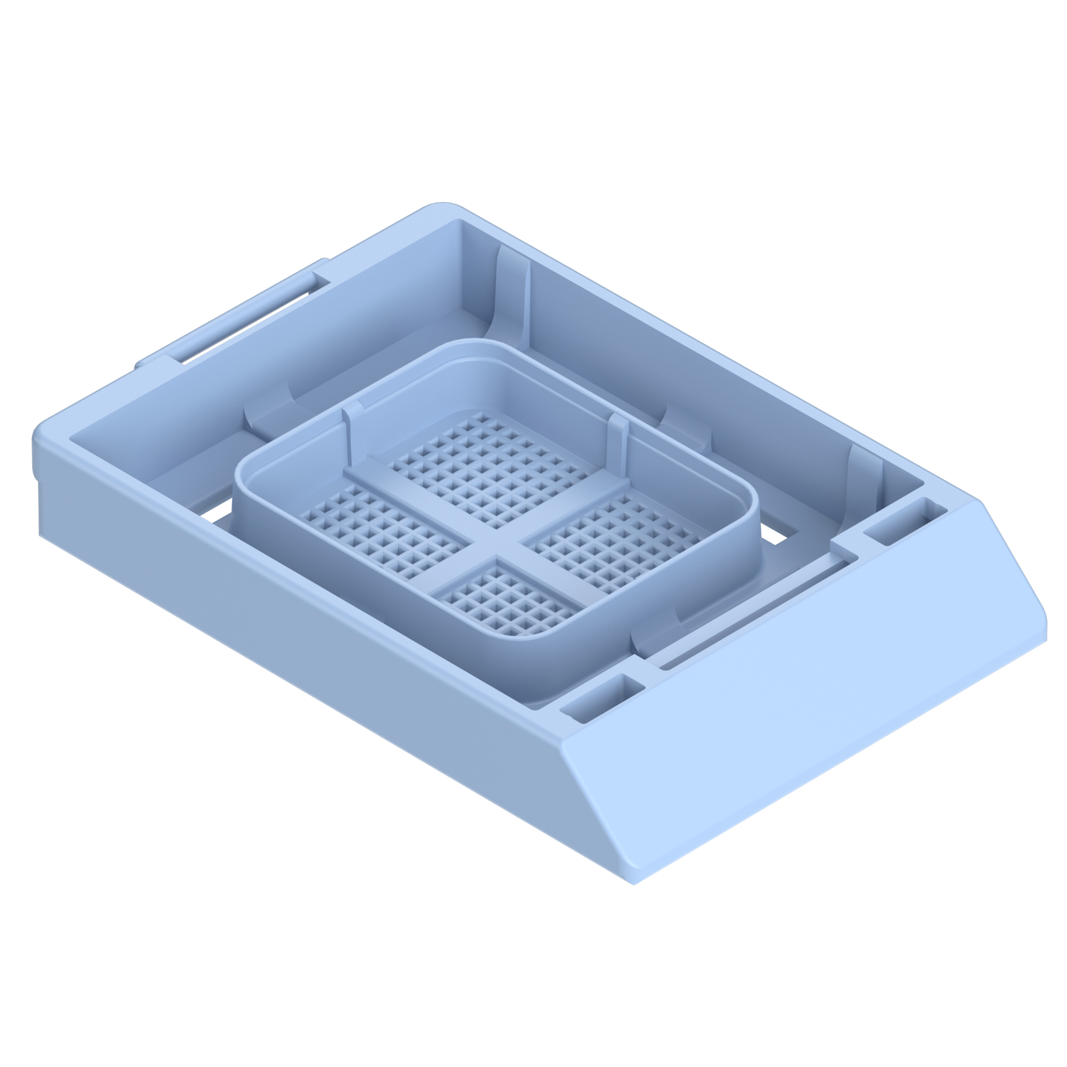 Einbettkassetten - Bionet hellblau ohne Deckel