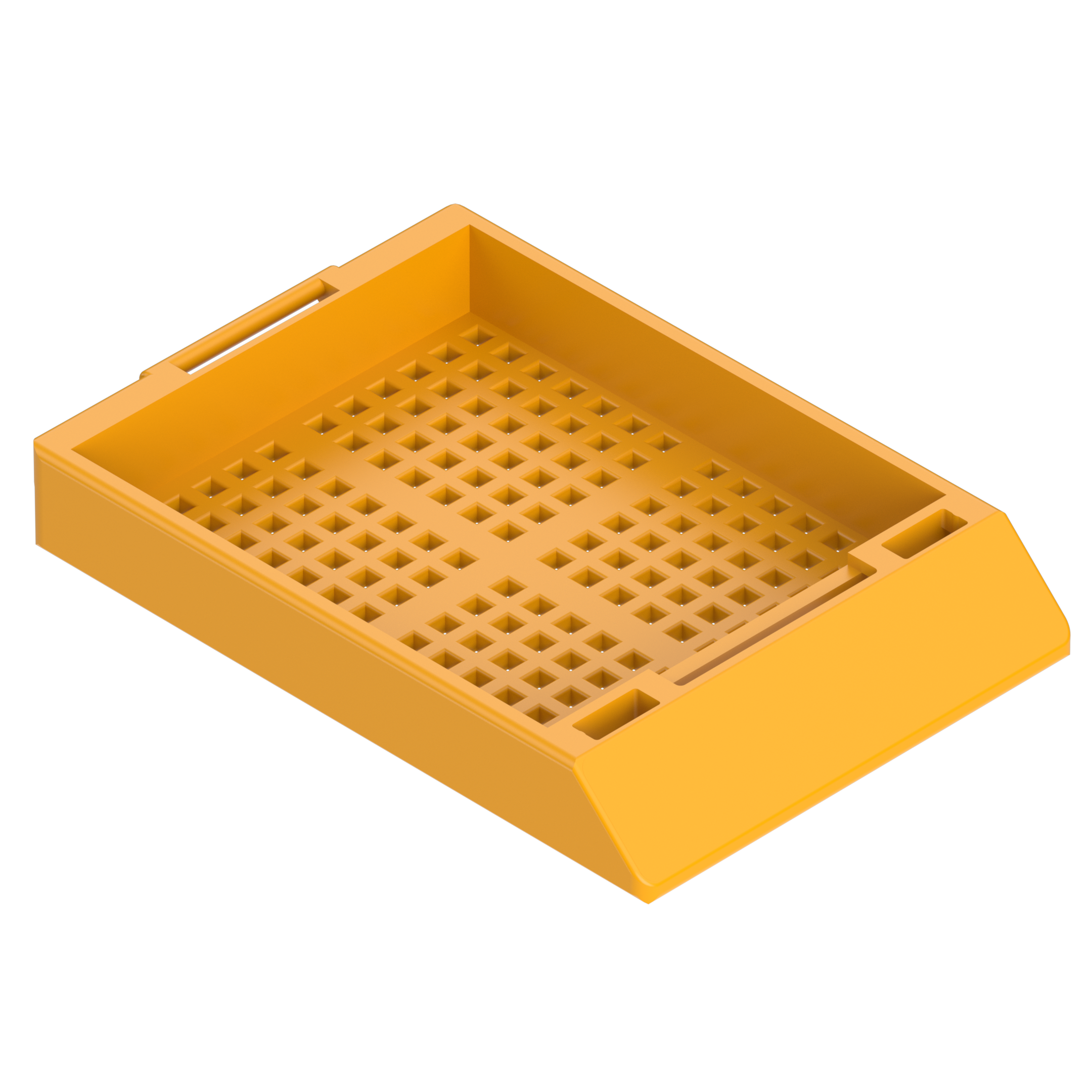 Einbettkassetten - Biopsie hellorange ohne Deckel