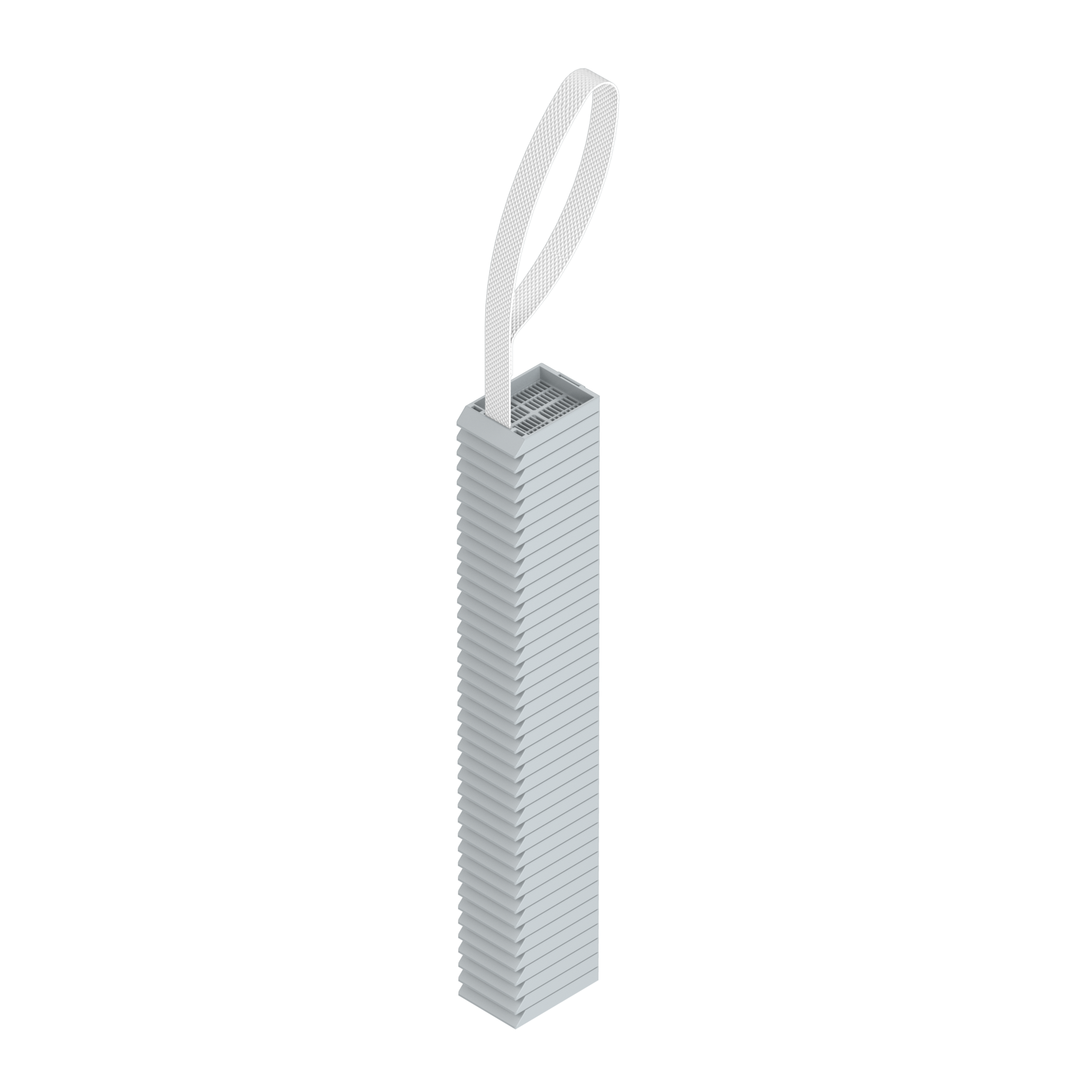 Einbettkassetten - Universal grau ohne Deckel am Band