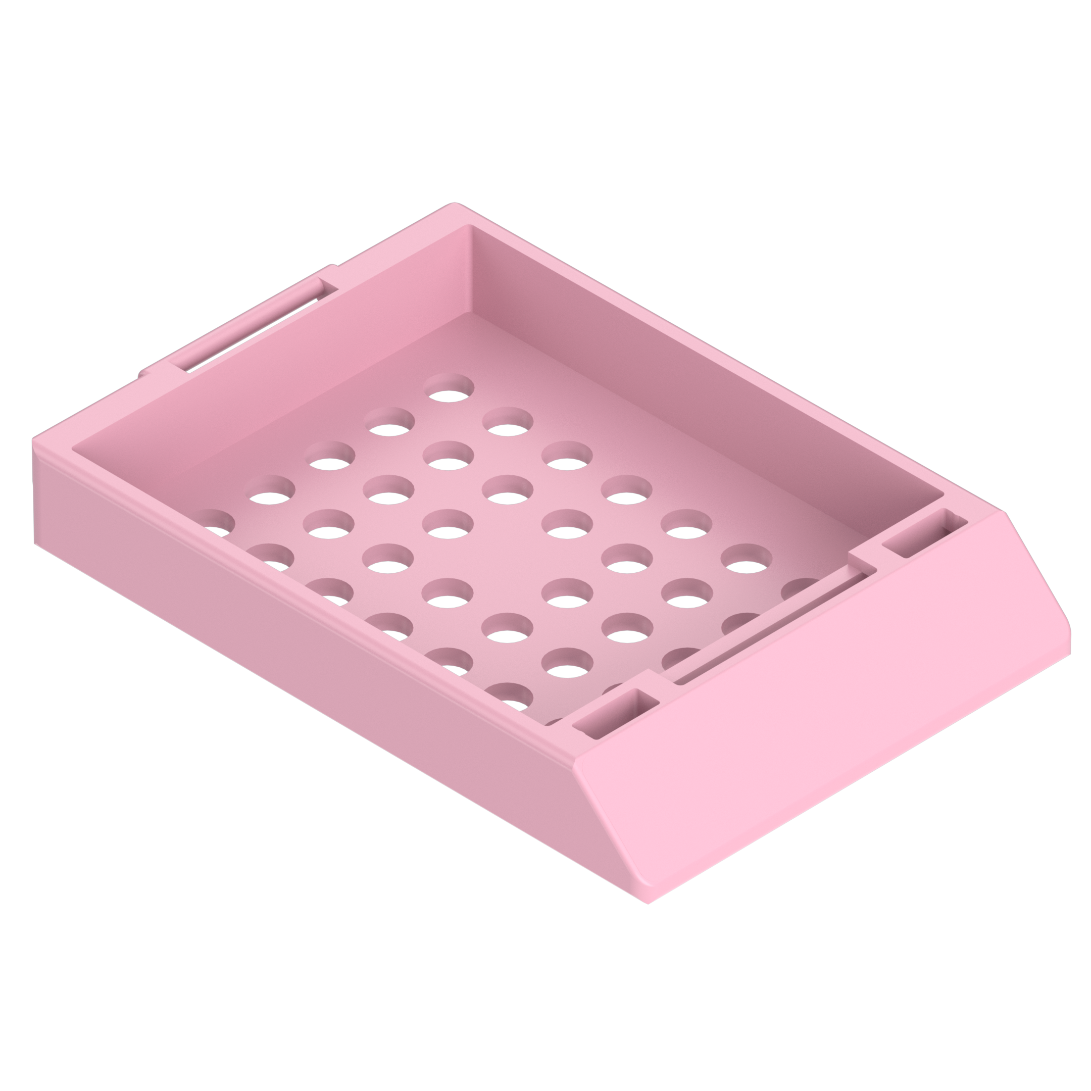 Einbettkassetten - Standard rosa ohne Deckel