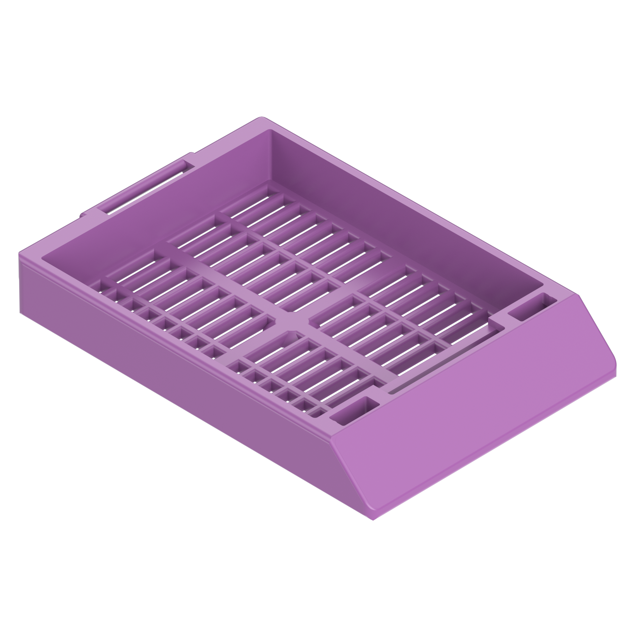 Einbettkassetten - Universal dunkelviolett ohne Deckel