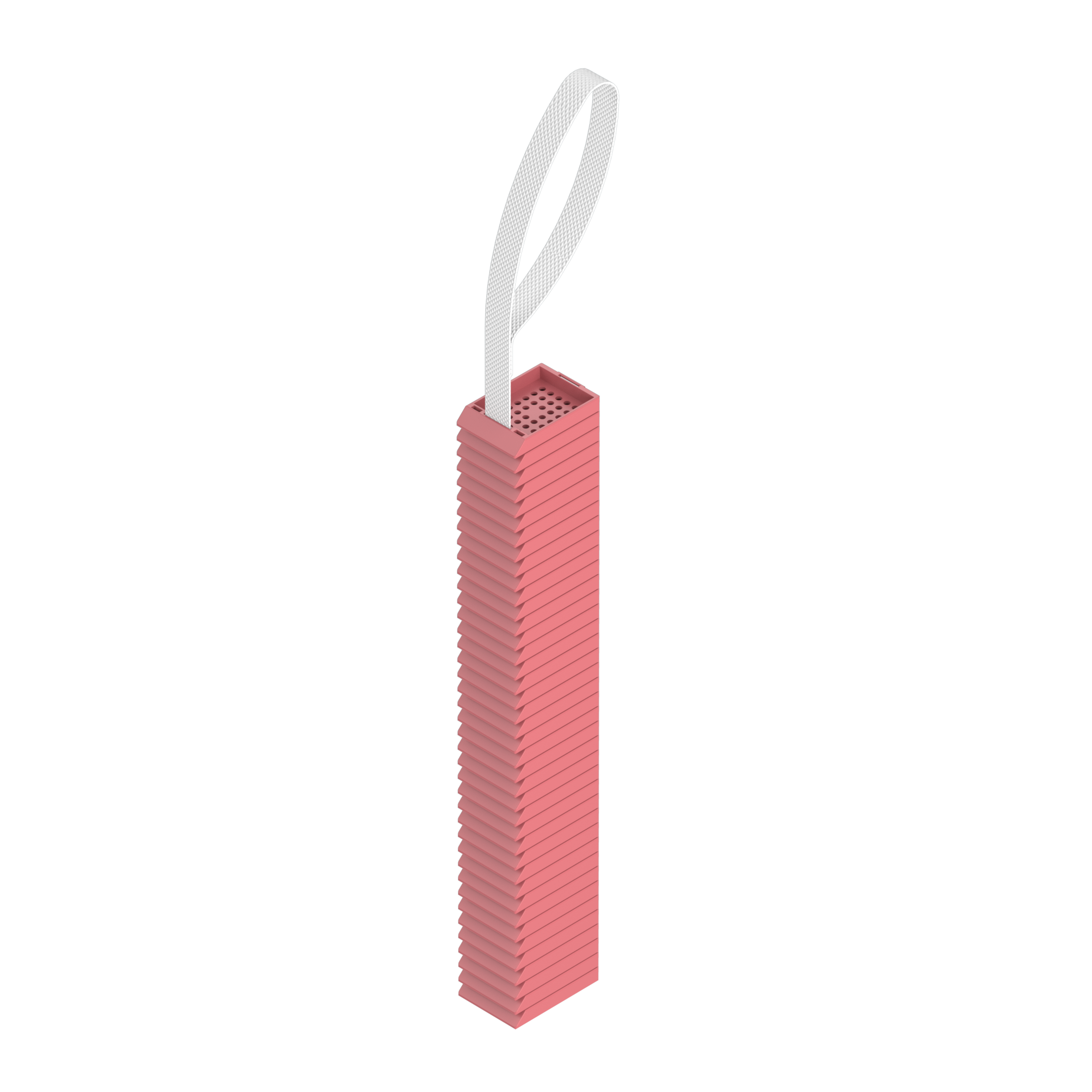 Lasereinbettkassetten - Standard hellrot ohne Deckel am Band