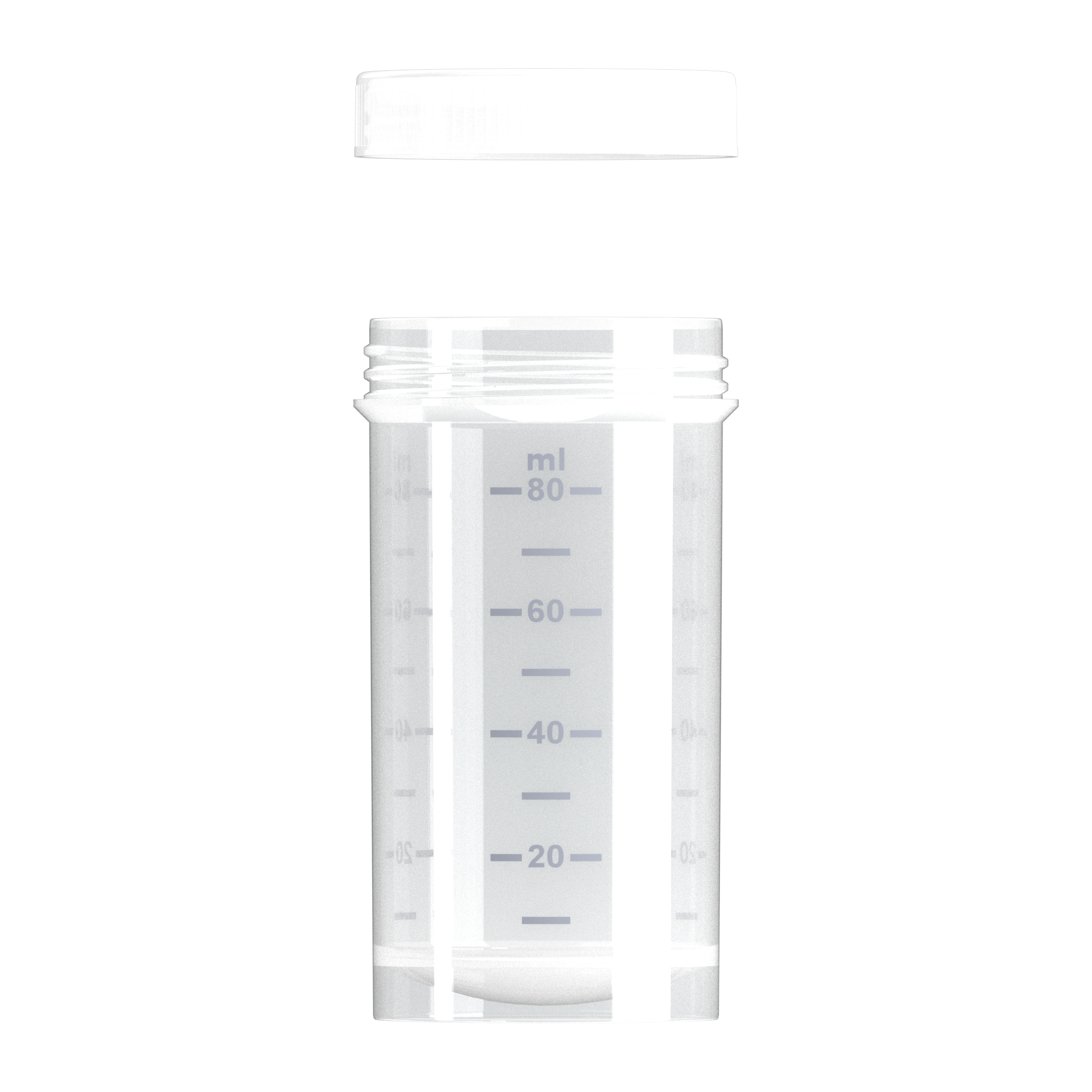 Probengefäß 100 ml mit beiliegendem Schraubverschluß