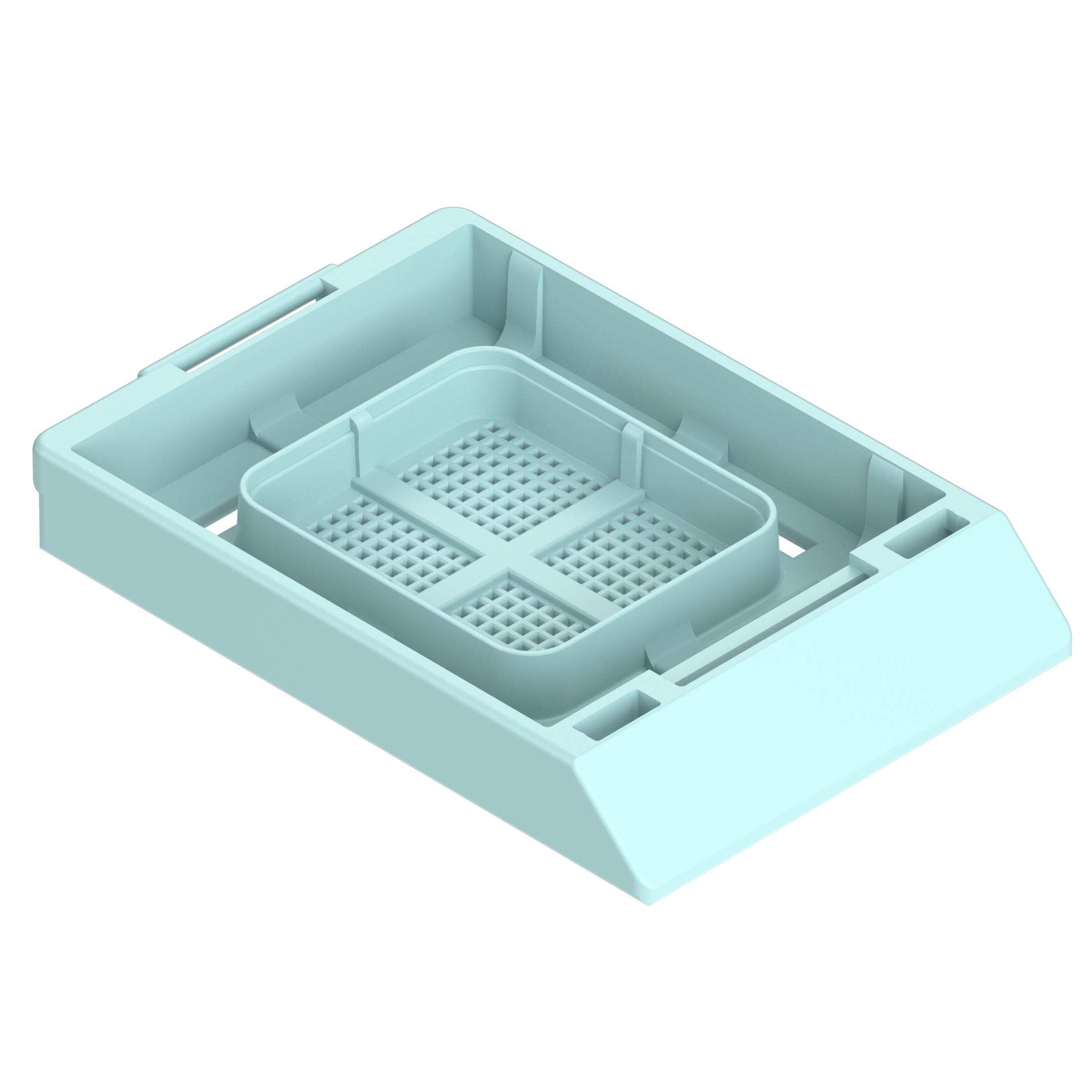 Einbettkassetten - Bionet pastellgrün ohne Deckel