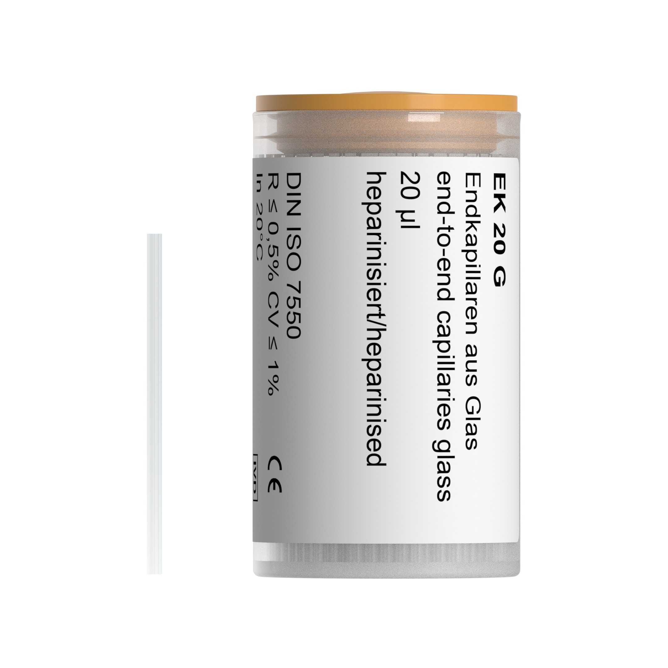 Endkapillaren aus Glas EK 10 G