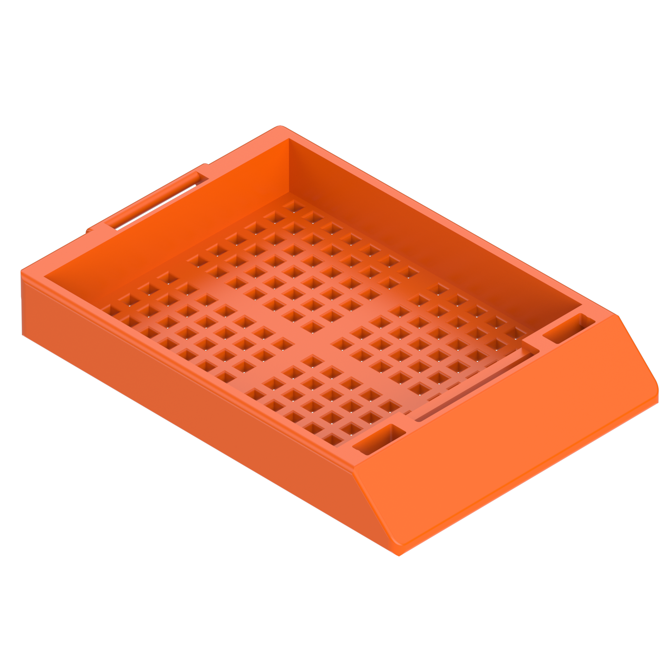 Einbettkassetten - Biopsie dunkelorange ohne Deckel