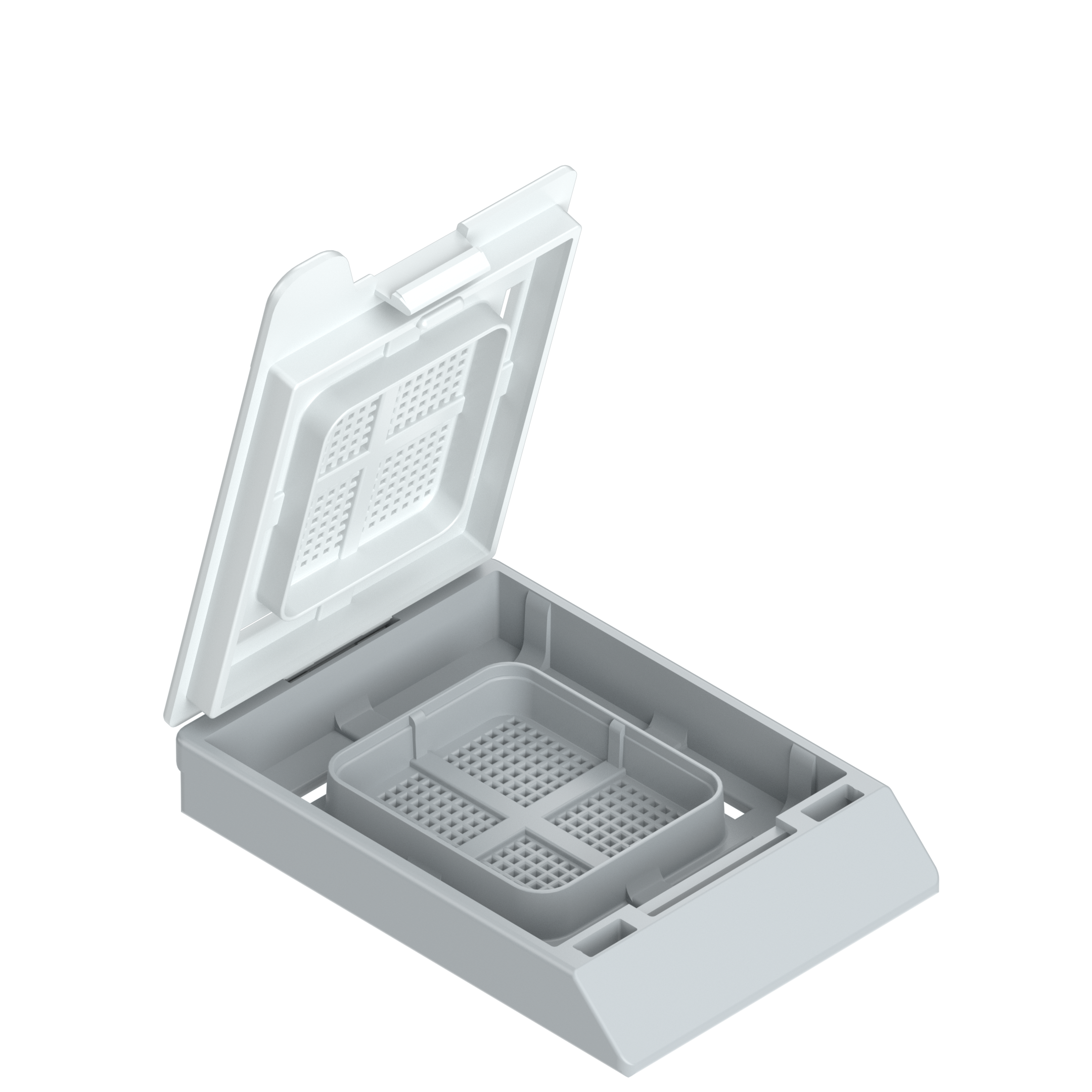 Einbettkassetten - Bionet grau mit Deckel