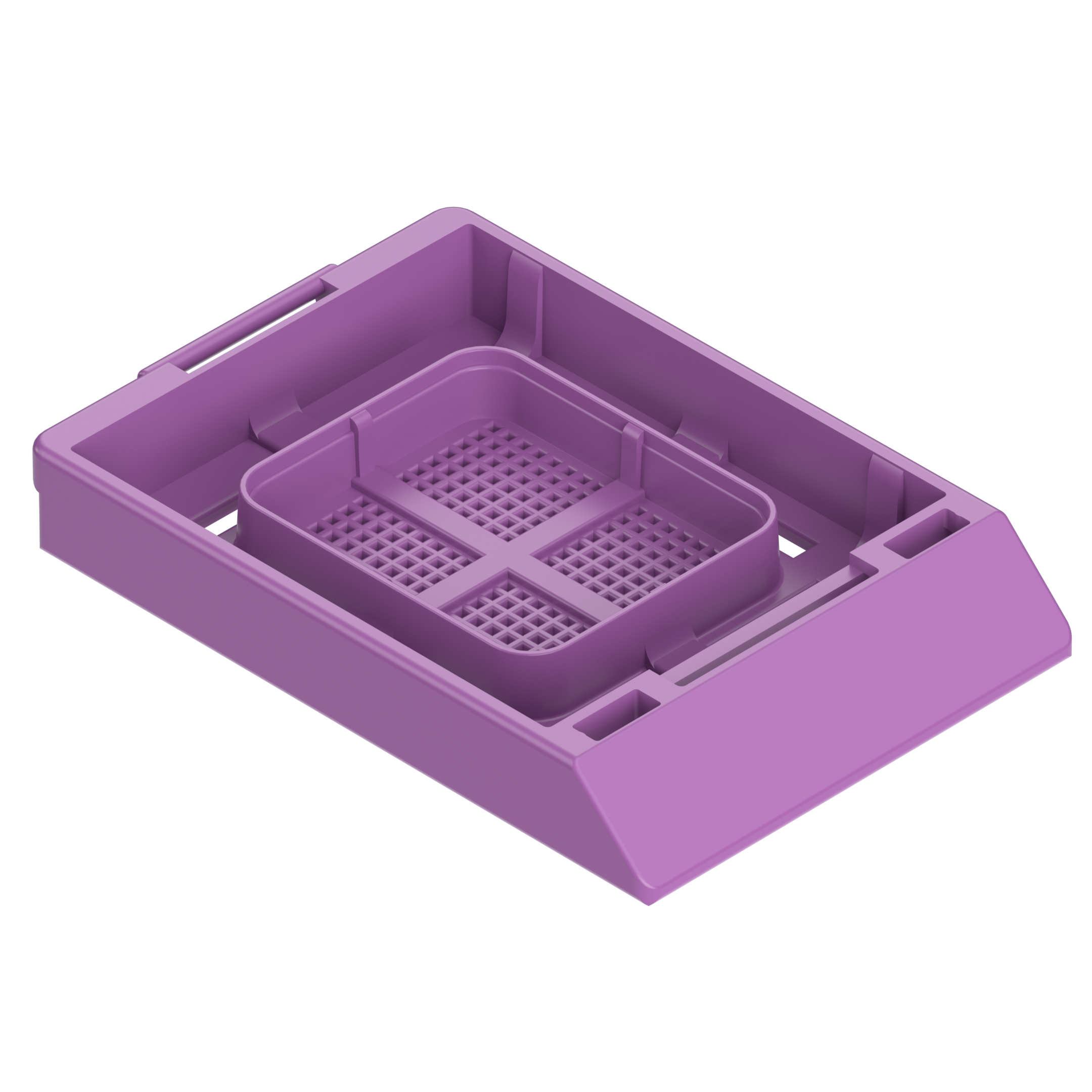 Einbettkassetten - Bionet dunkelviolett ohne Deckel