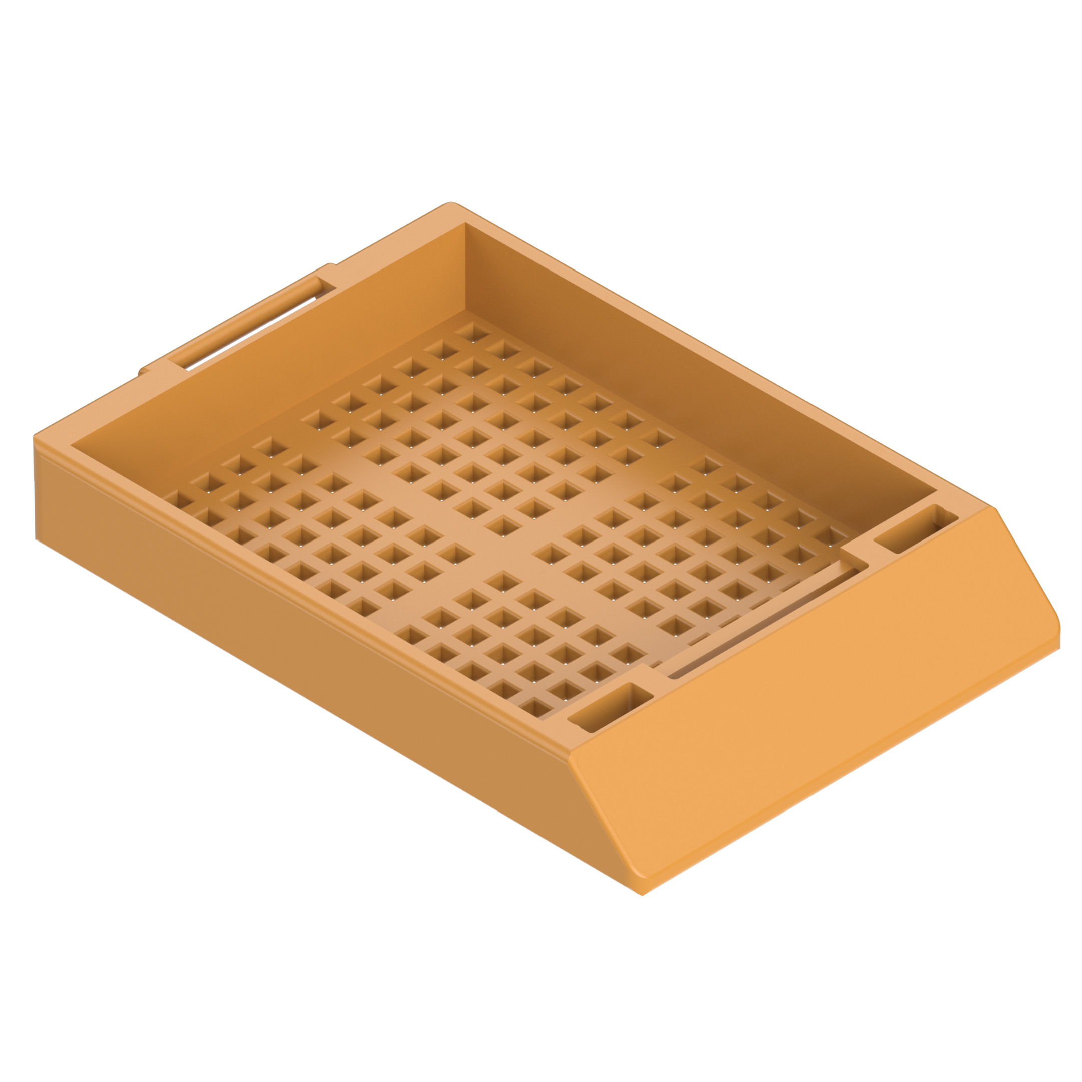 Einbettkassetten - Biopsie braun ohne Deckel