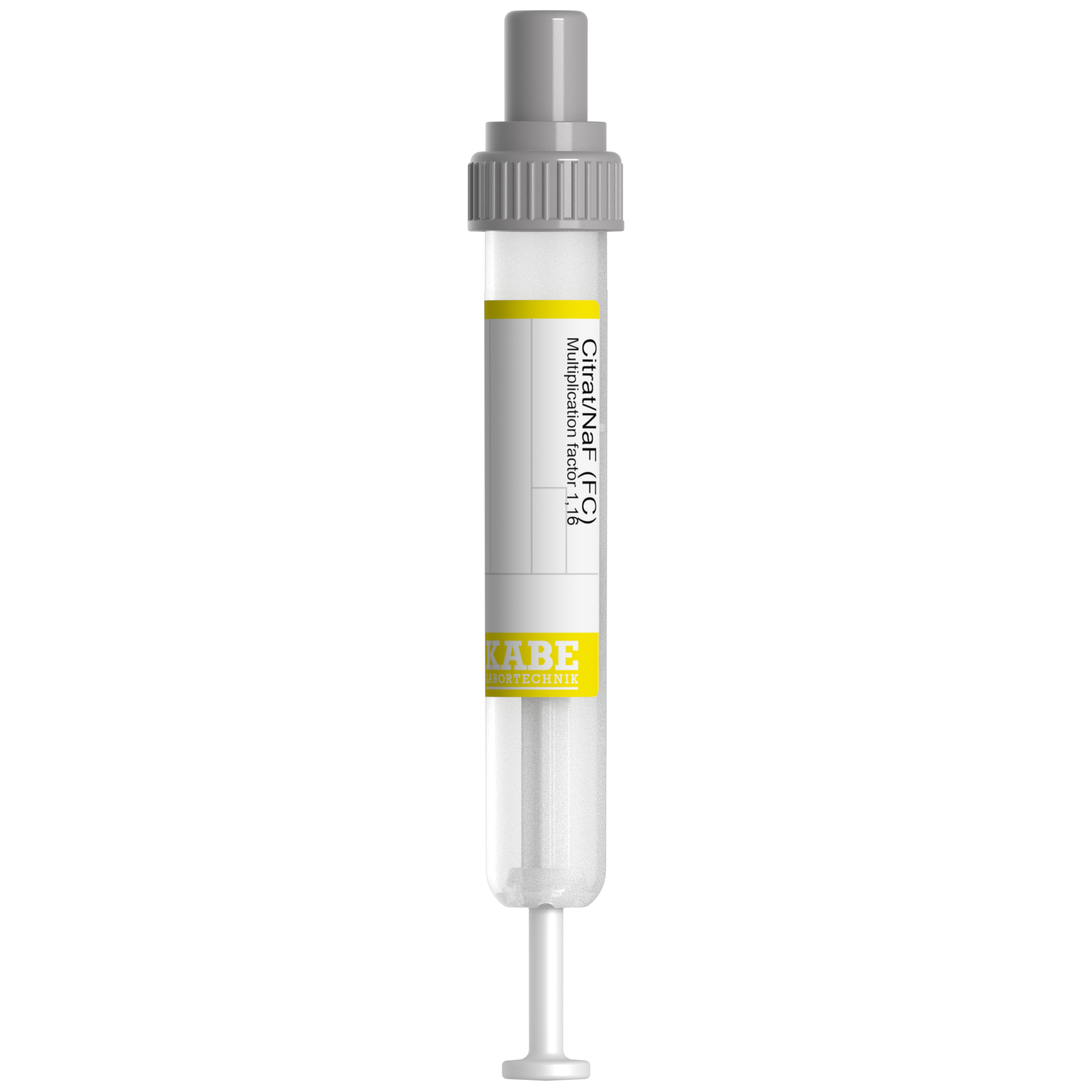 Primavette® S Citrat / Natriumfluorid 3,1 ml Ø 13/75, mit Etikett, Multiplikationsfaktor 1,16