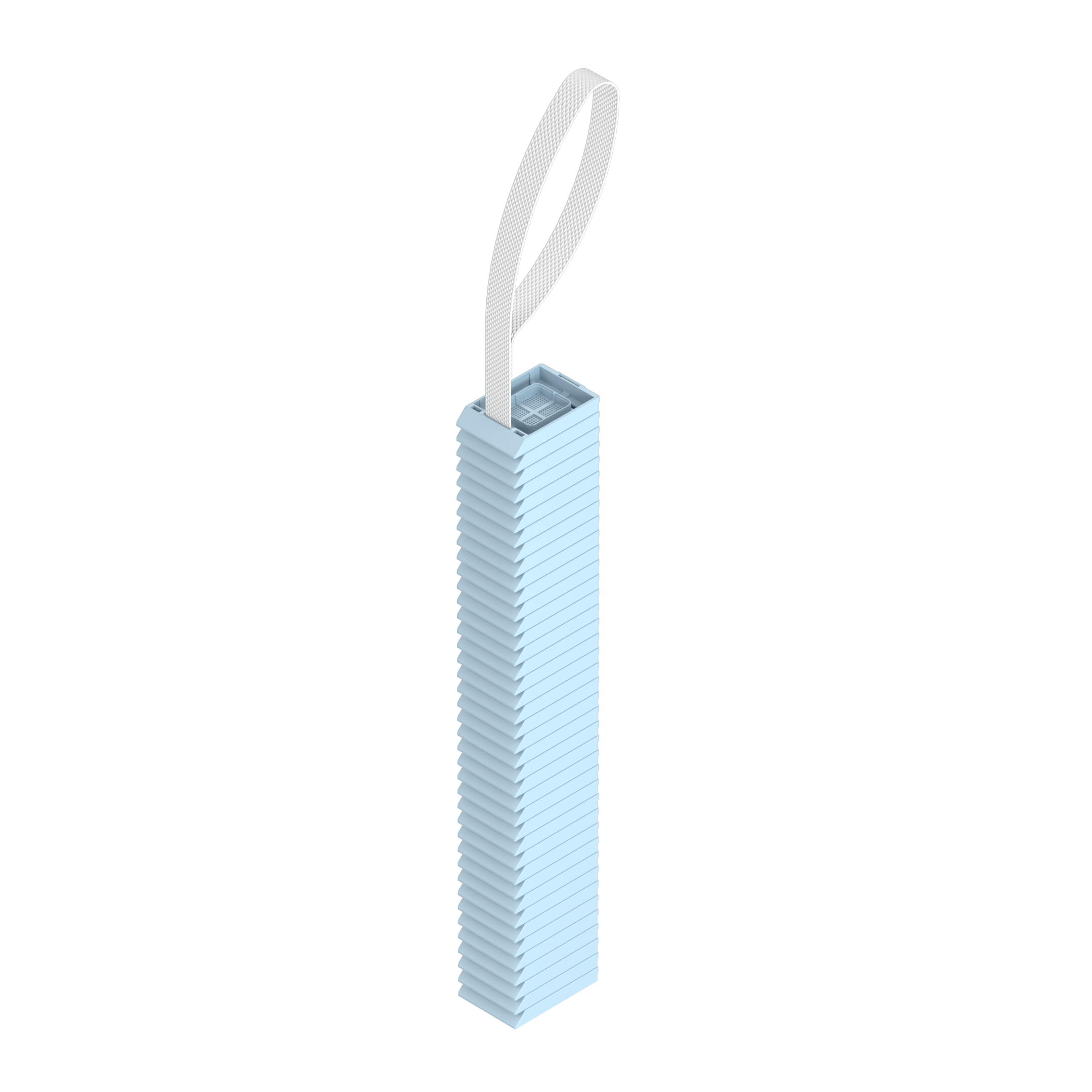 Einbettkassetten - Bionet pastellblau ohne Deckel am Band