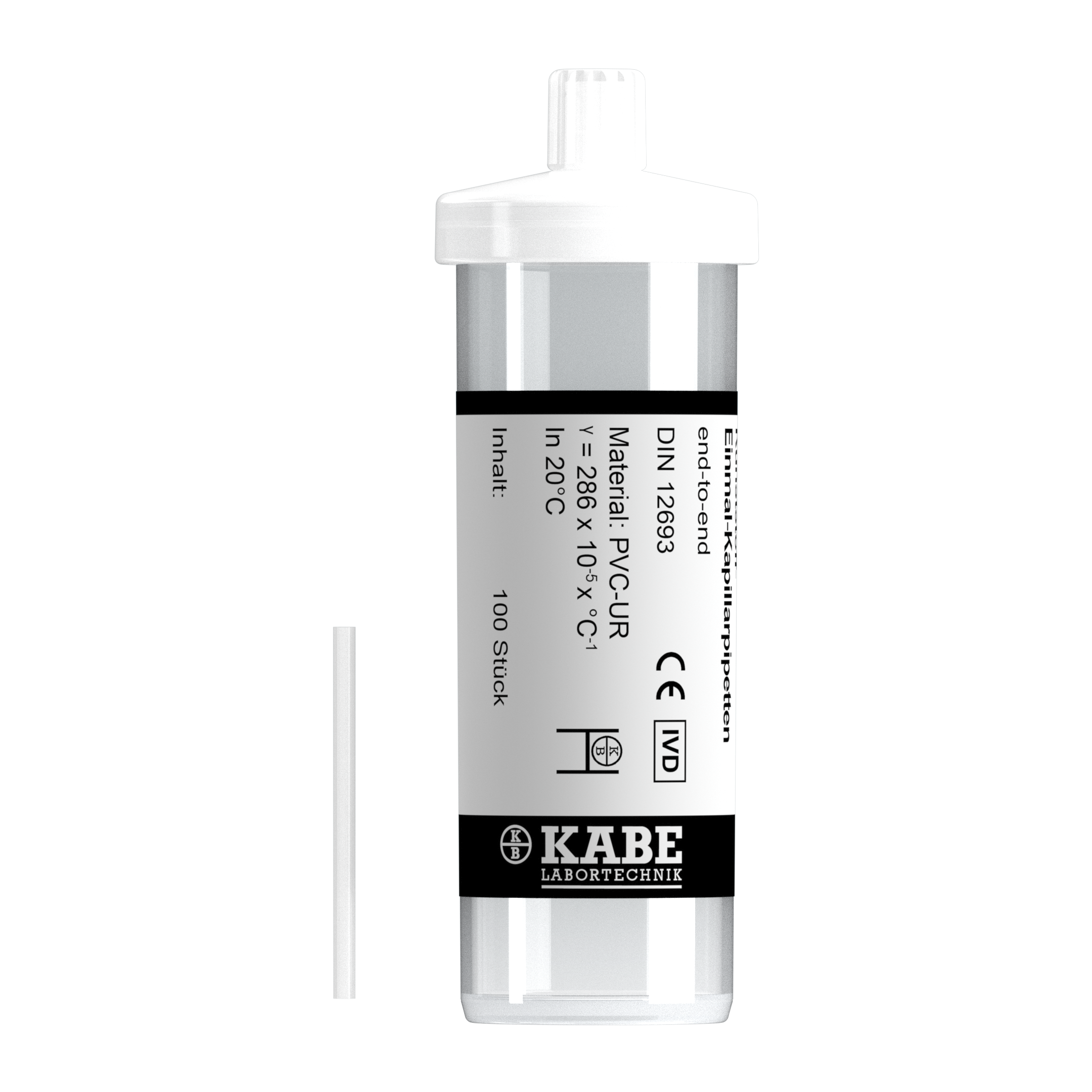 Endkapillaren aus Kunststoff EK 20 K Na-Hep.