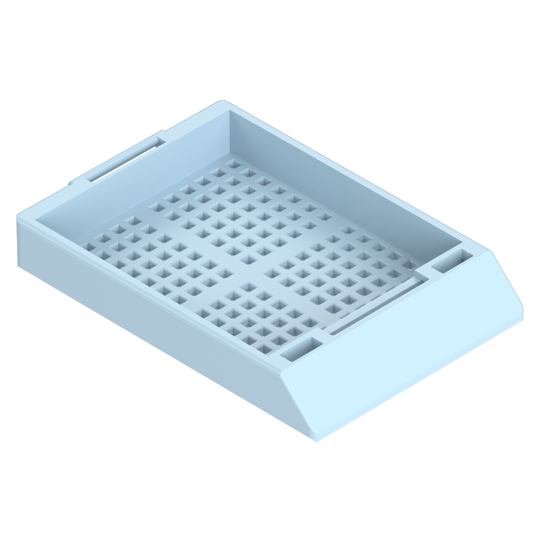 Einbettkassetten - Biopsie pastellblau ohne Deckel