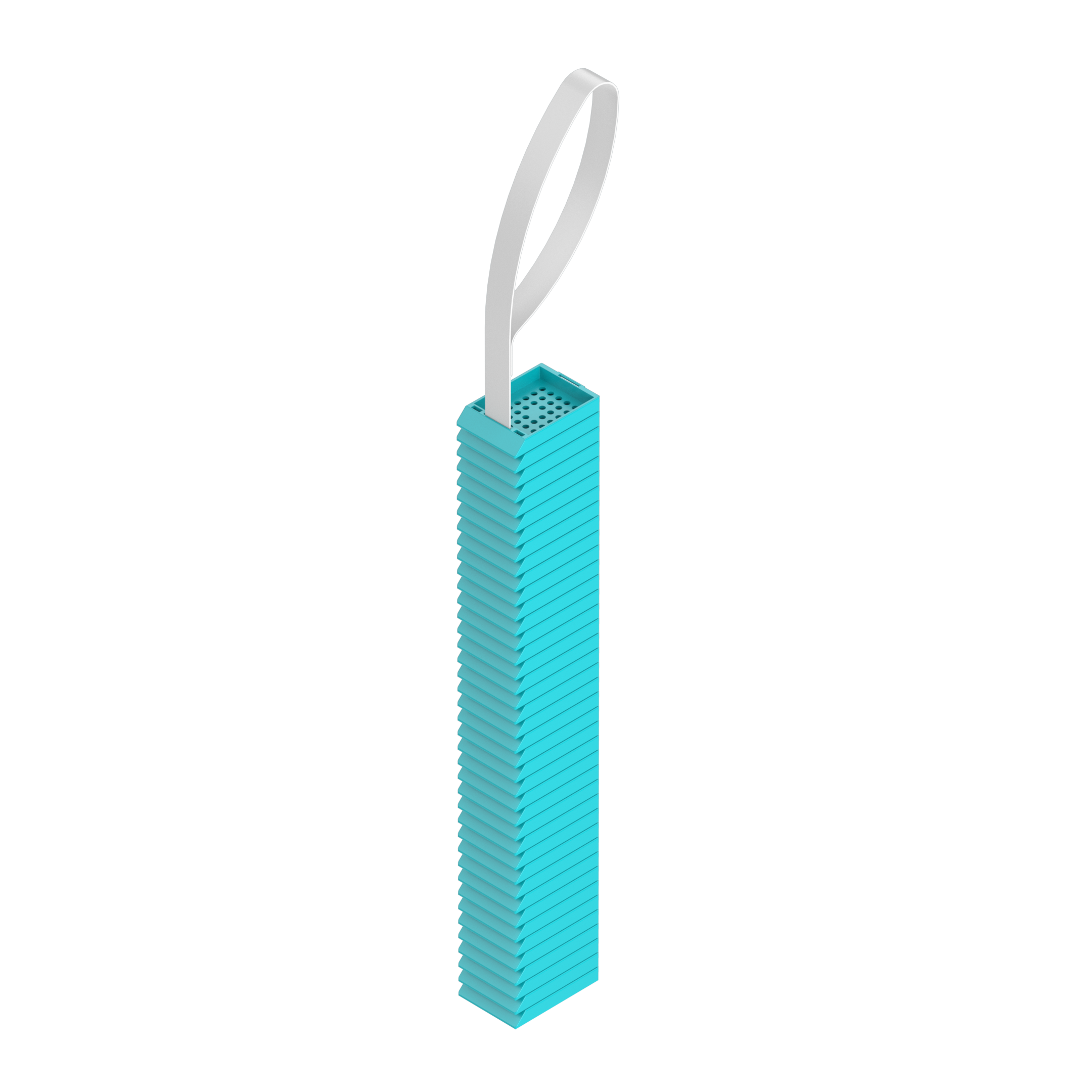 Lasereinbettkassetten - Standard türkis ohne Deckel am Band