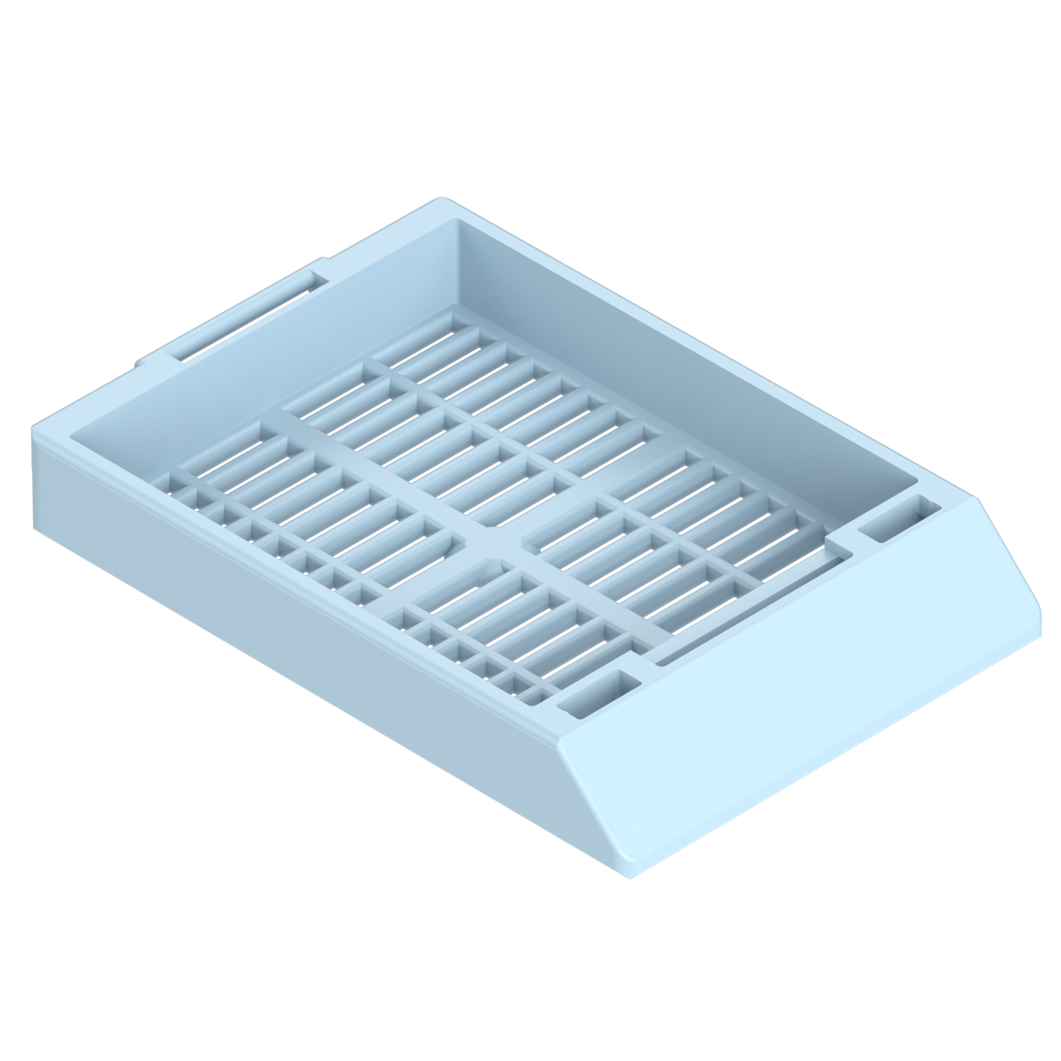 Einbettkassetten - Universal pastellblau ohne Deckel