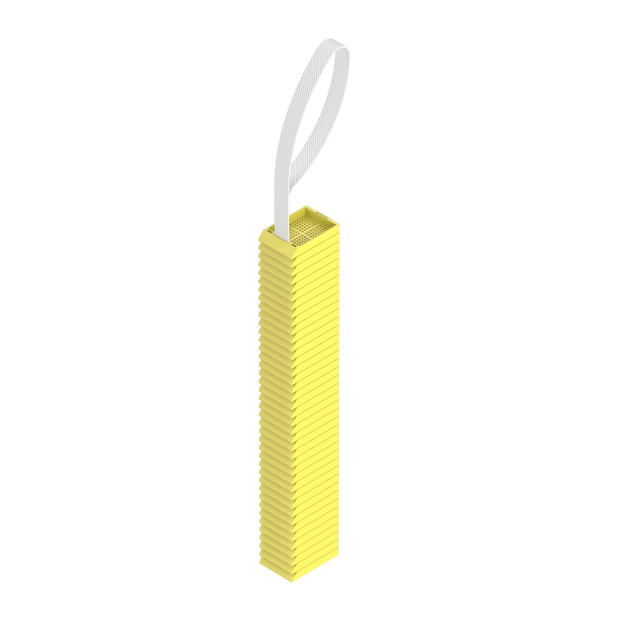 Einbettkassetten - Biopsie gelb ohne Deckel am Band