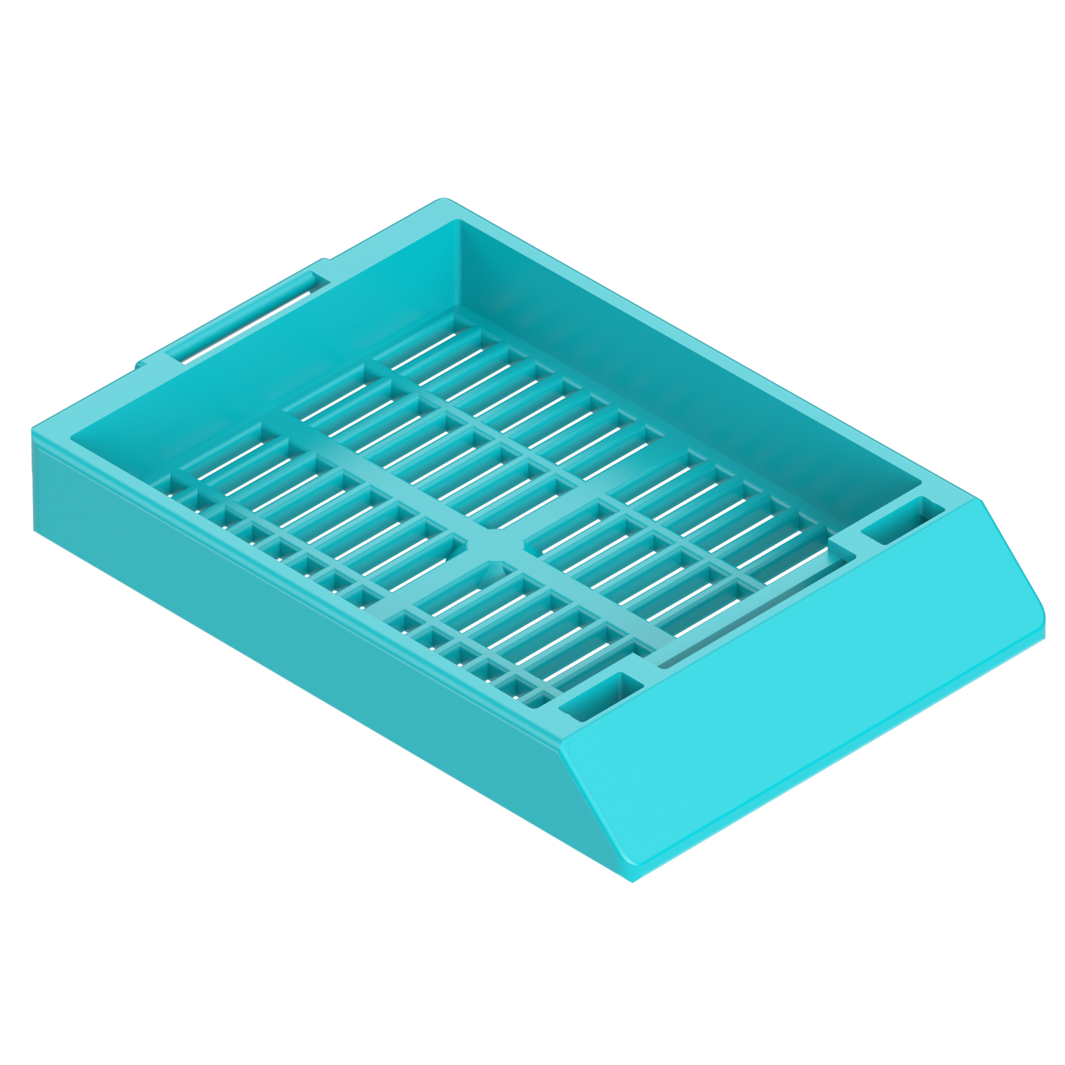 Einbettkassetten - Universal türkis ohne Deckel