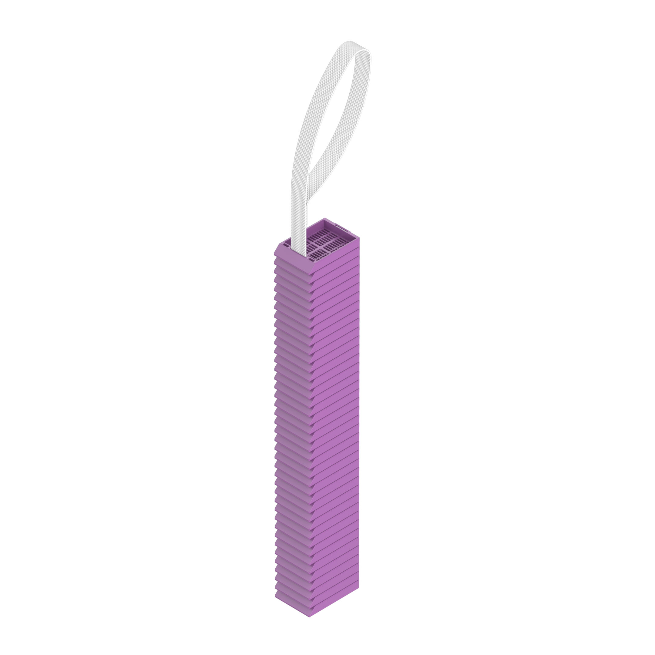 Einbettkassetten - Universal dunkelviolett ohne Deckel am Band