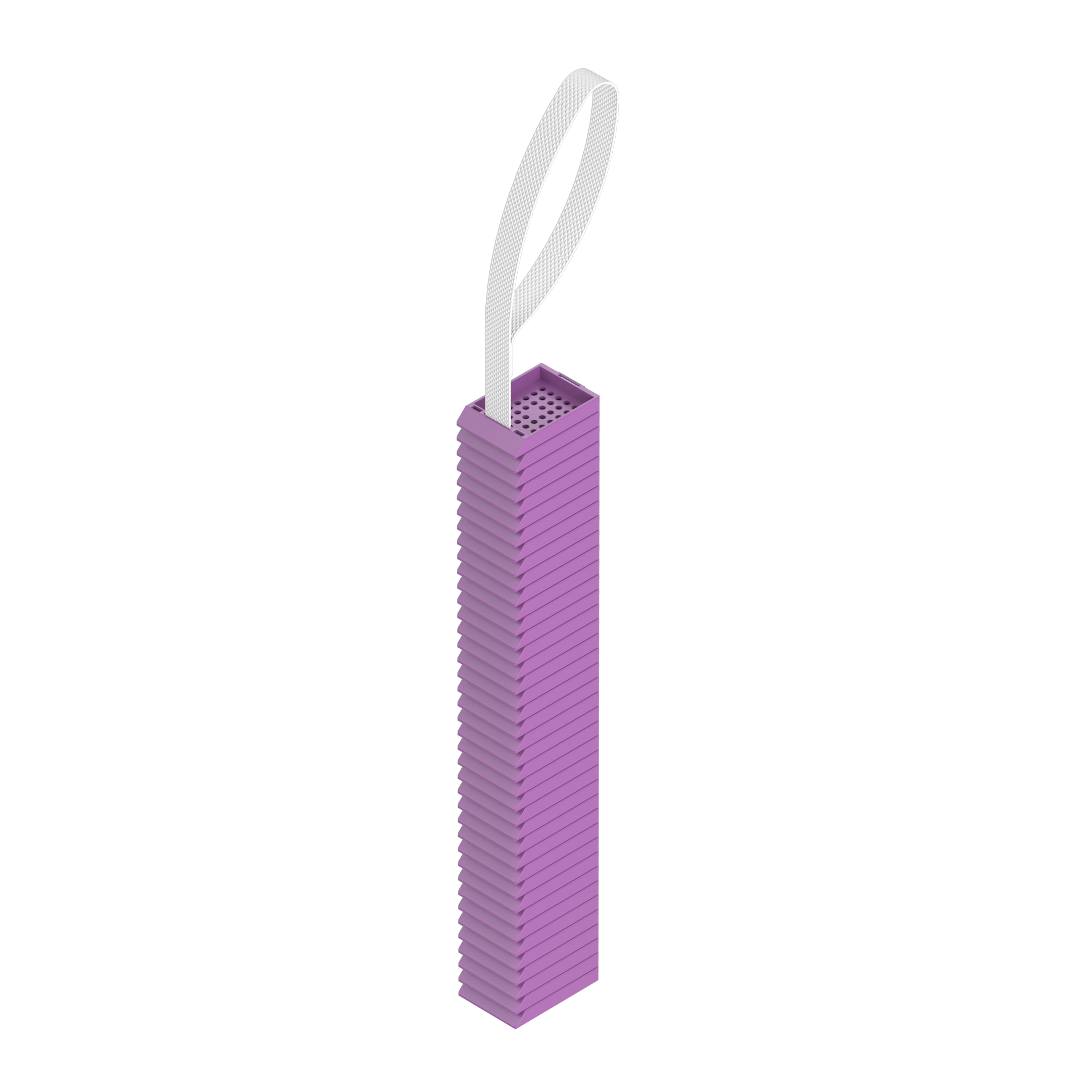 Einbettkassetten - Standard dunkelviolett ohne Deckel am Band