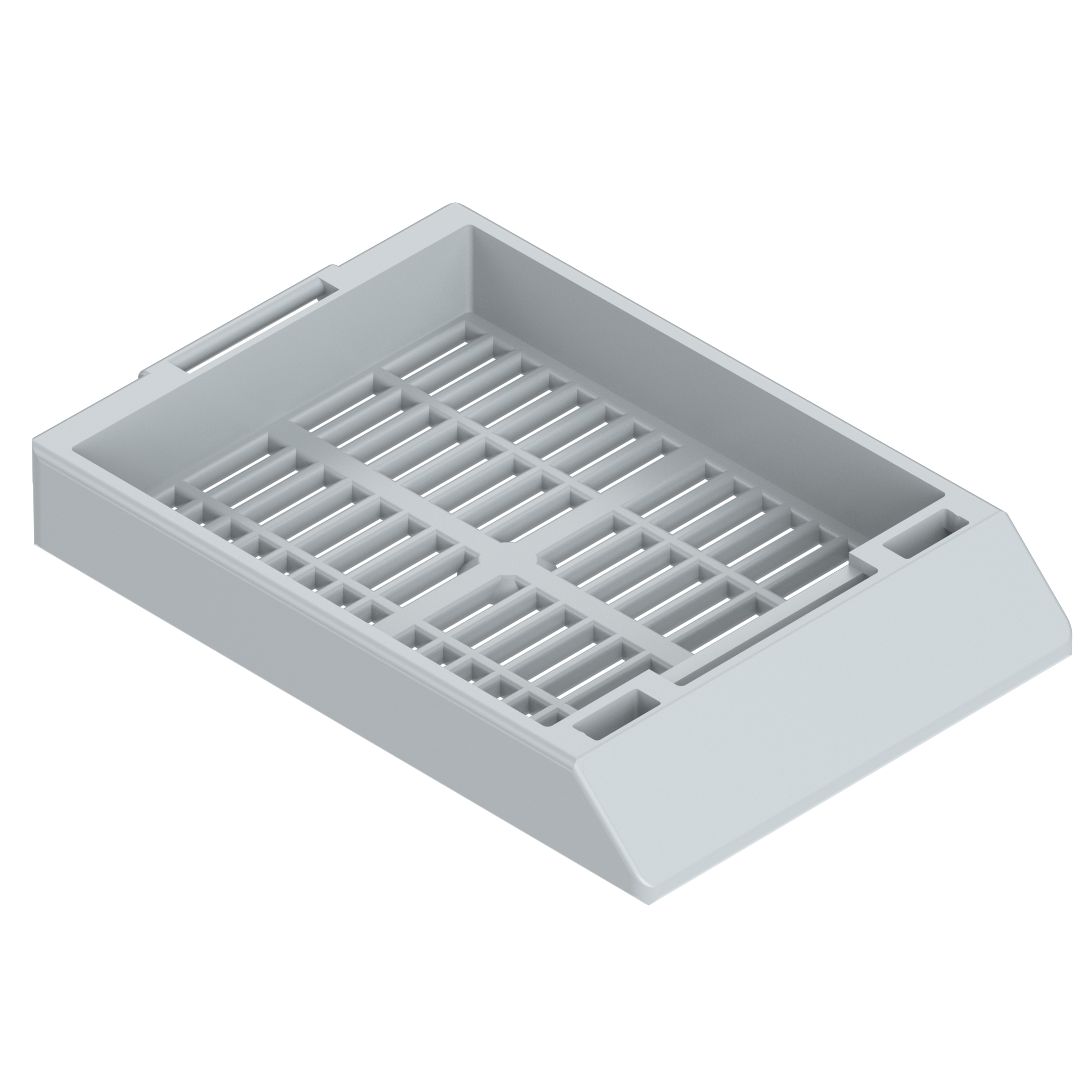 Einbettkassetten - Universal grau ohne Deckel