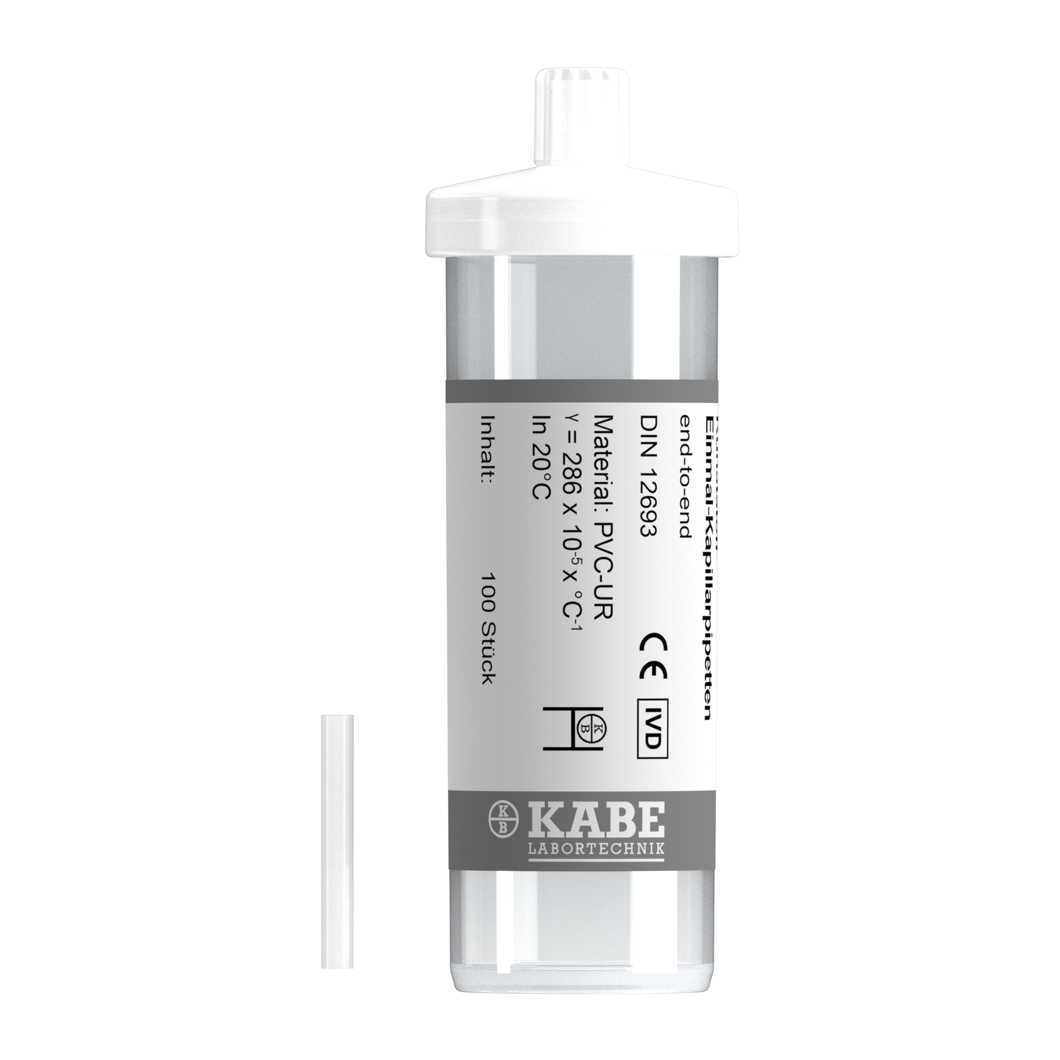 Endkapillaren aus Kunststoff EK 60 K Na-Hep.