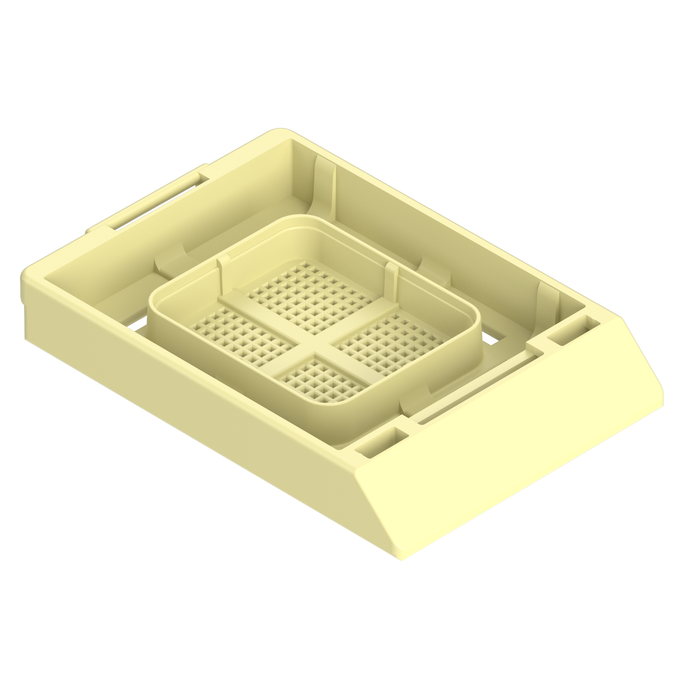 Einbettkassetten - Bionet pastellgelb ohne Deckel