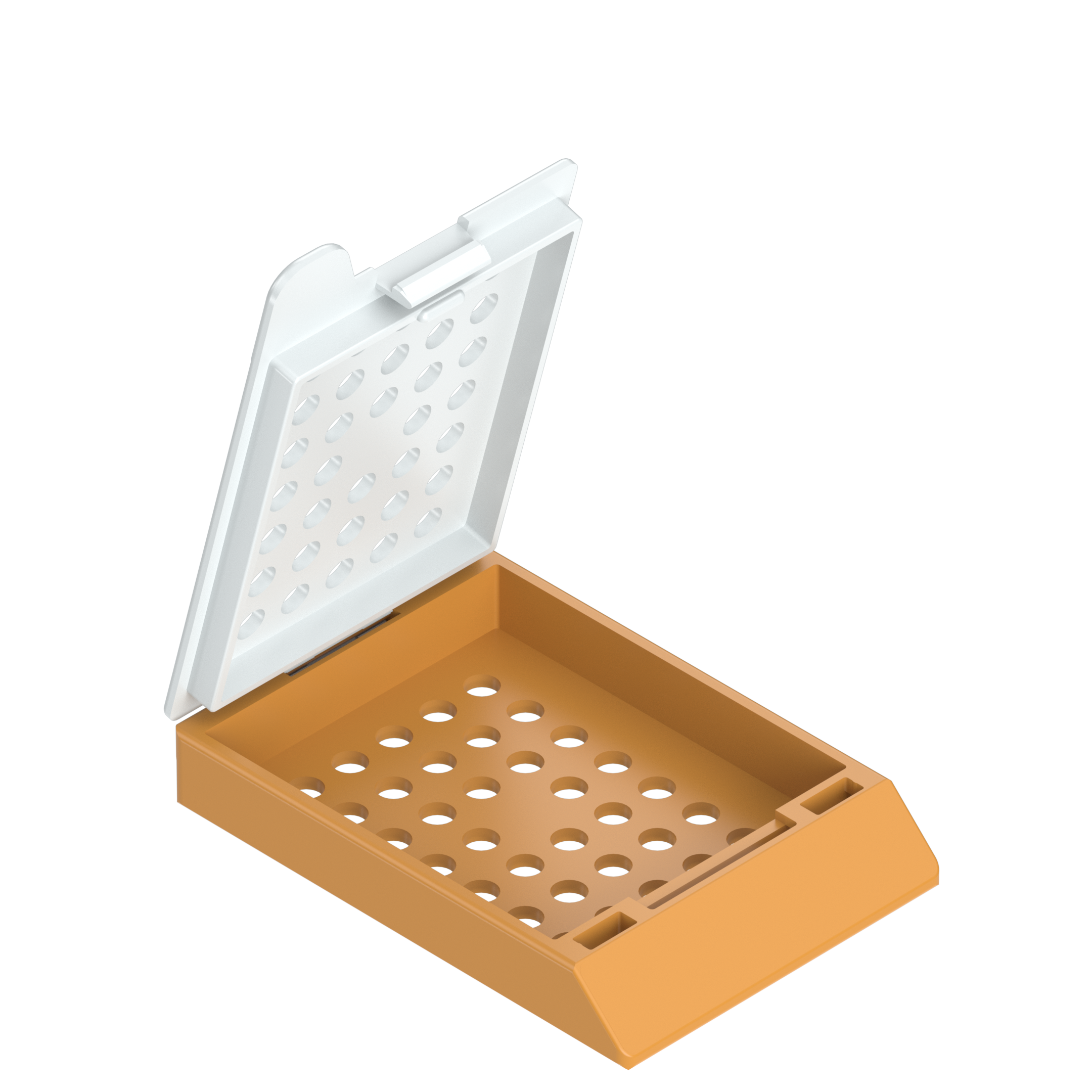 Einbettkassetten - Standard braun mit Deckel